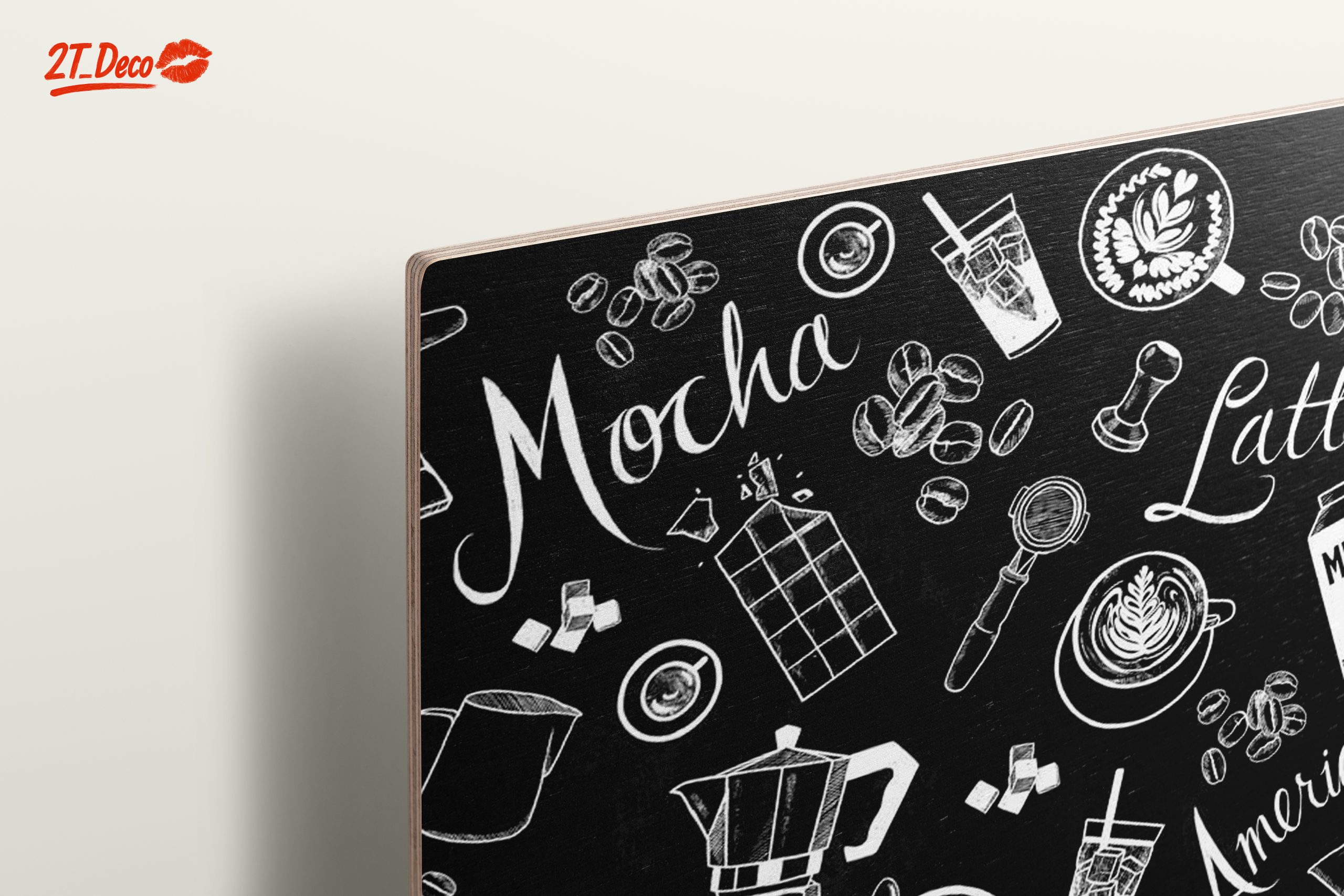 Chalkboard Coffee Art Composition - Image 15