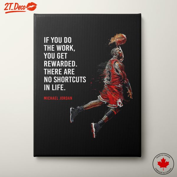 Inspirational Basketball Art by Michael Jordan