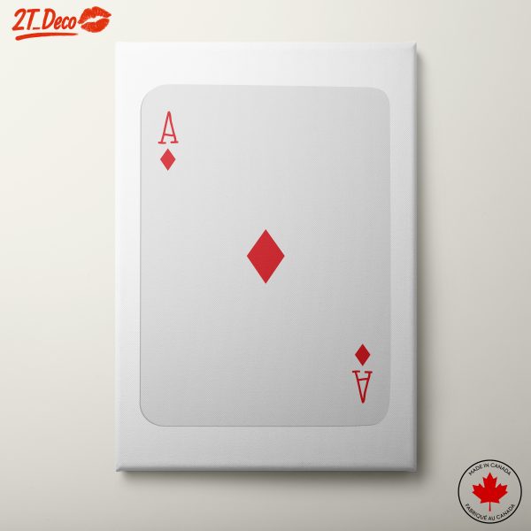Ace of Diamonds Playing Card Art 2