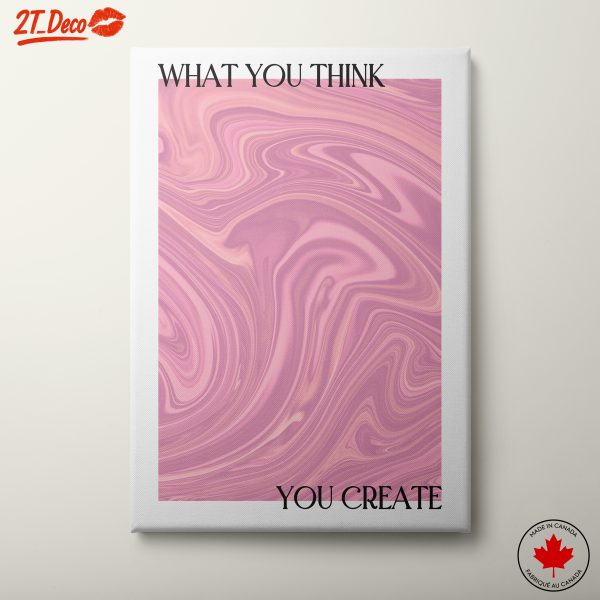 Abstract Pink Swirl Wall Art