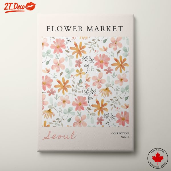 Floral Pattern Artwork from Seoul