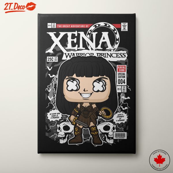 Xena Warrior Princess Comic Style Art