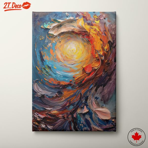 Colorful Abstract Swirl Design