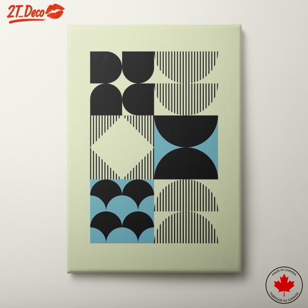 Contemporary Geometric Line Composition