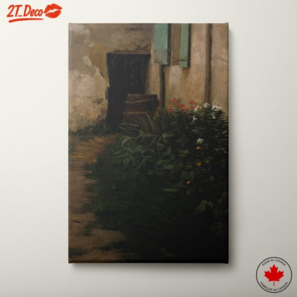 Tranquil Garden Path Landscape Art