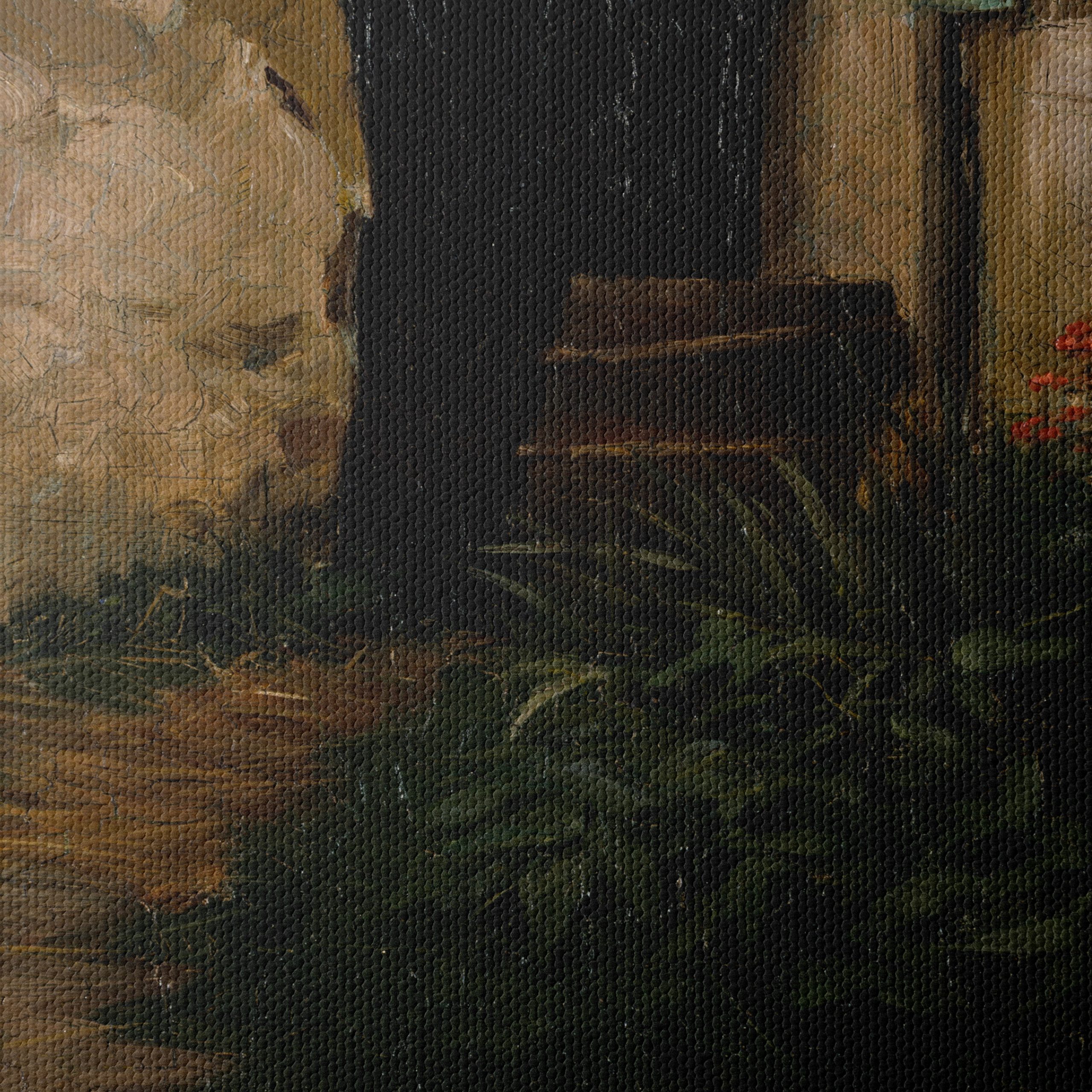 Tranquil Garden Path Landscape Art - Image 4