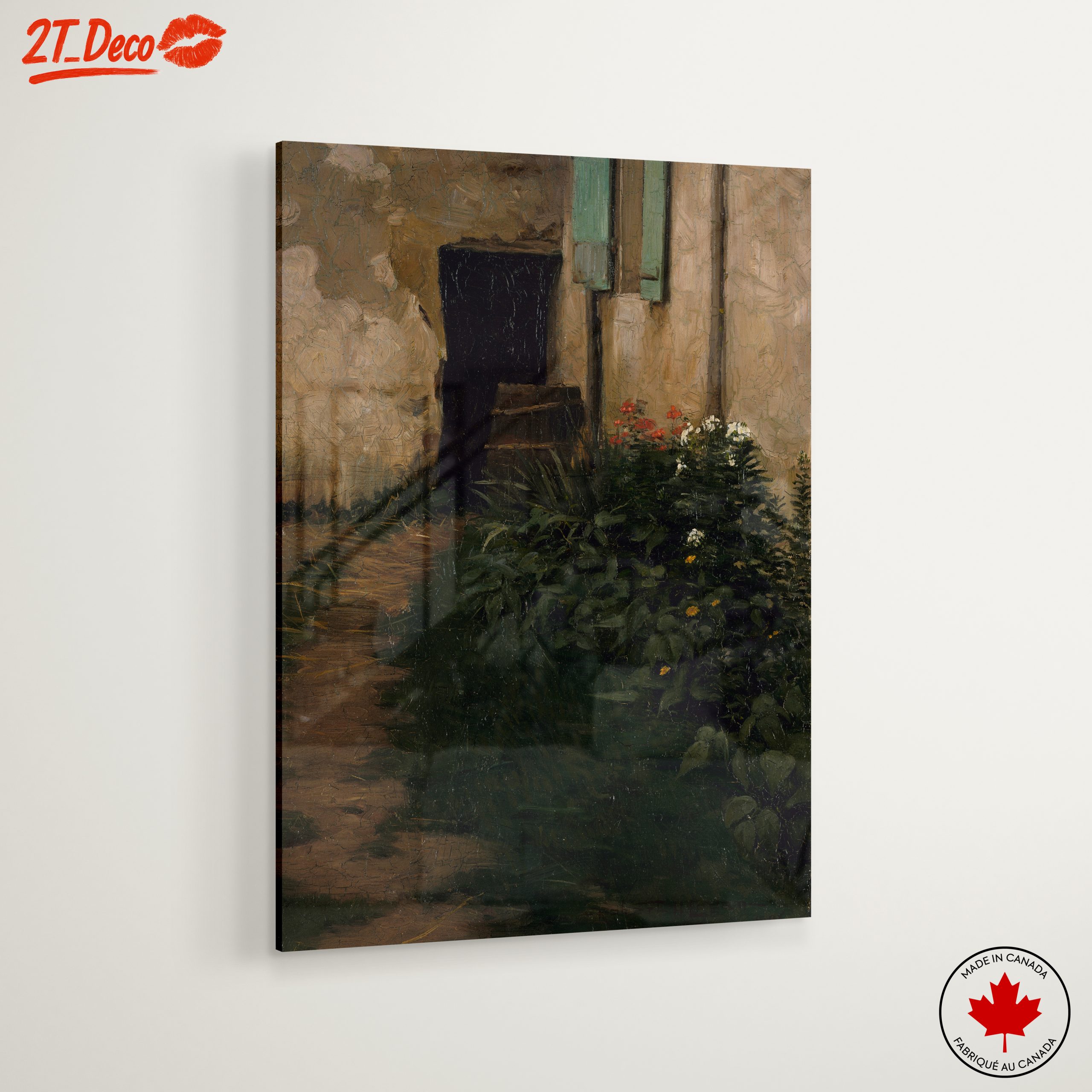Tranquil Garden Path Landscape Art - Image 6