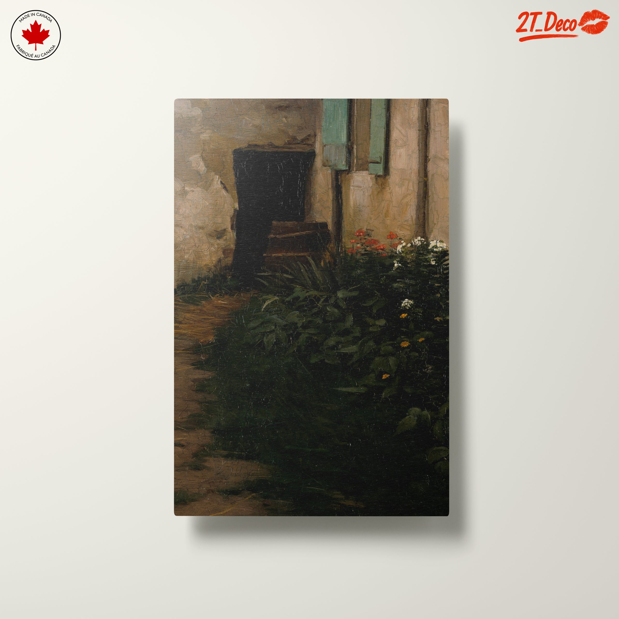 Tranquil Garden Path Landscape Art - Image 10