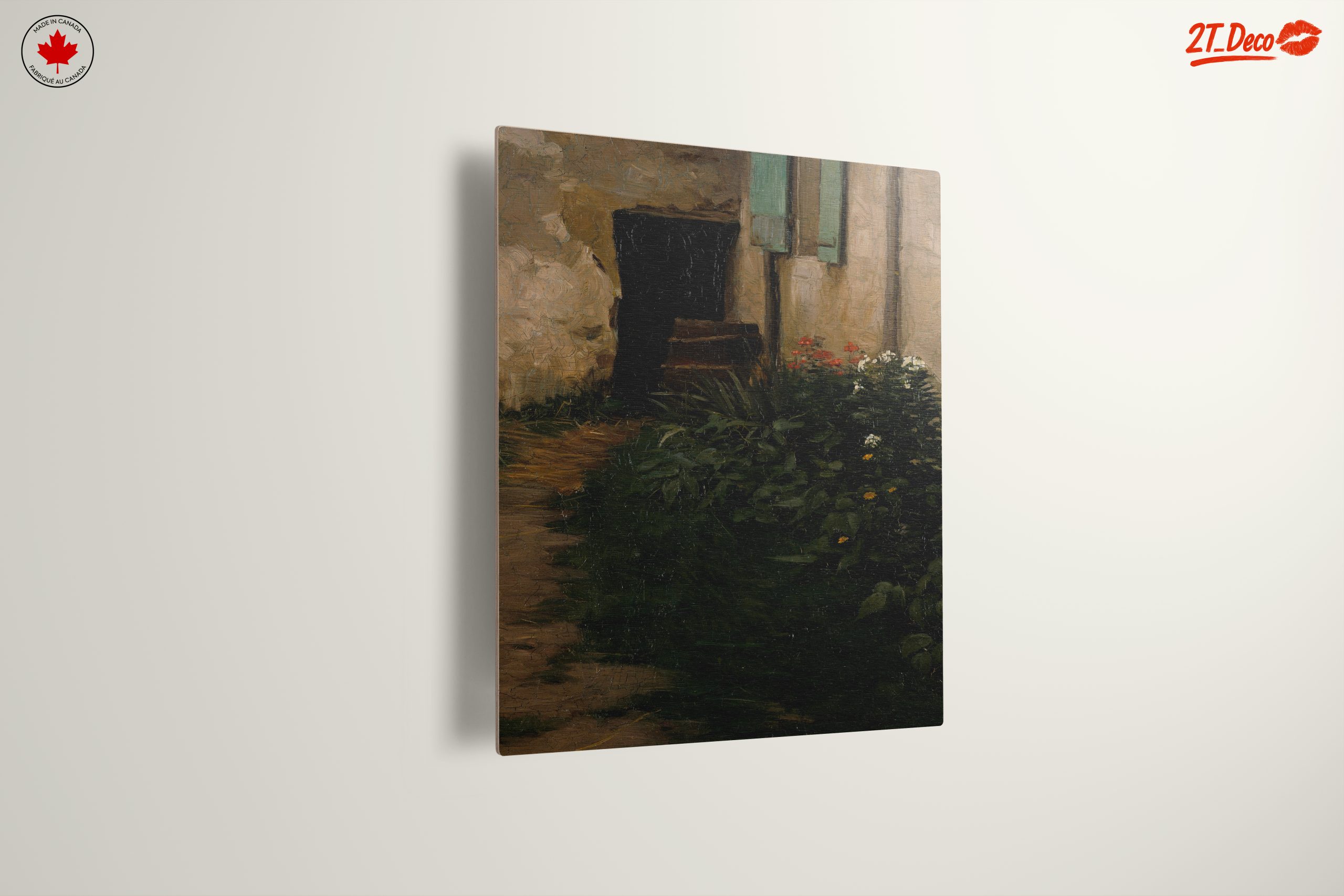 Tranquil Garden Path Landscape Art - Image 13