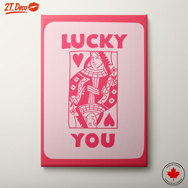 Lucky You Card Art Design