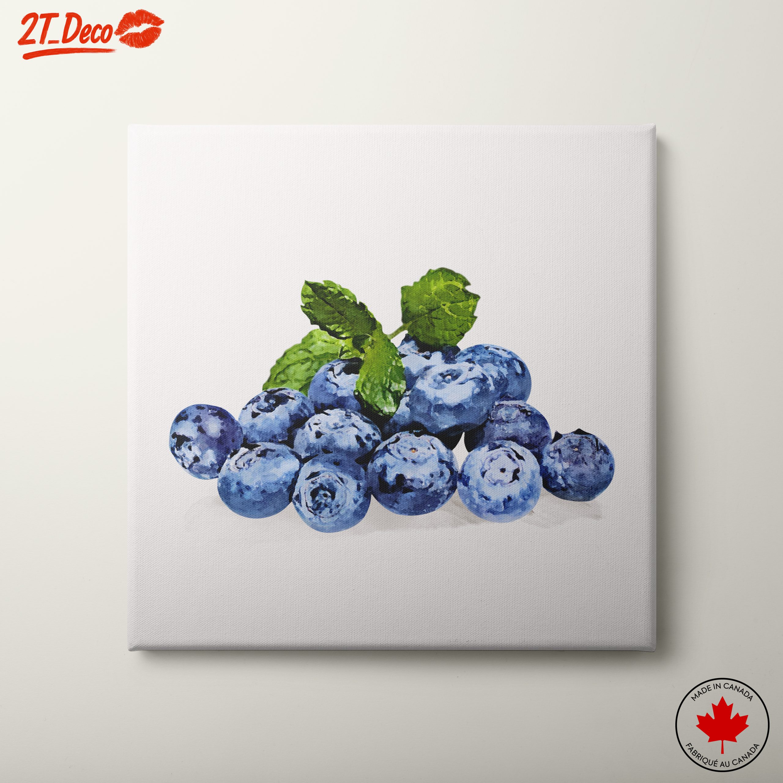 Blueberry Still Life Illustration