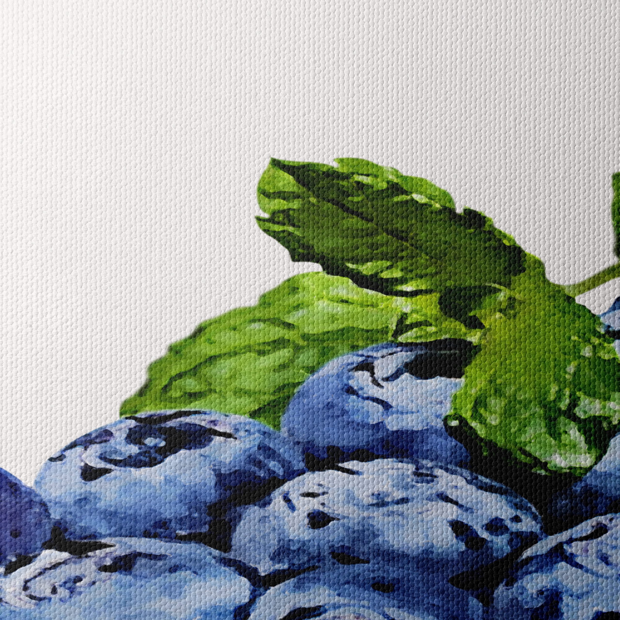 Blueberry Still Life Illustration - Image 4