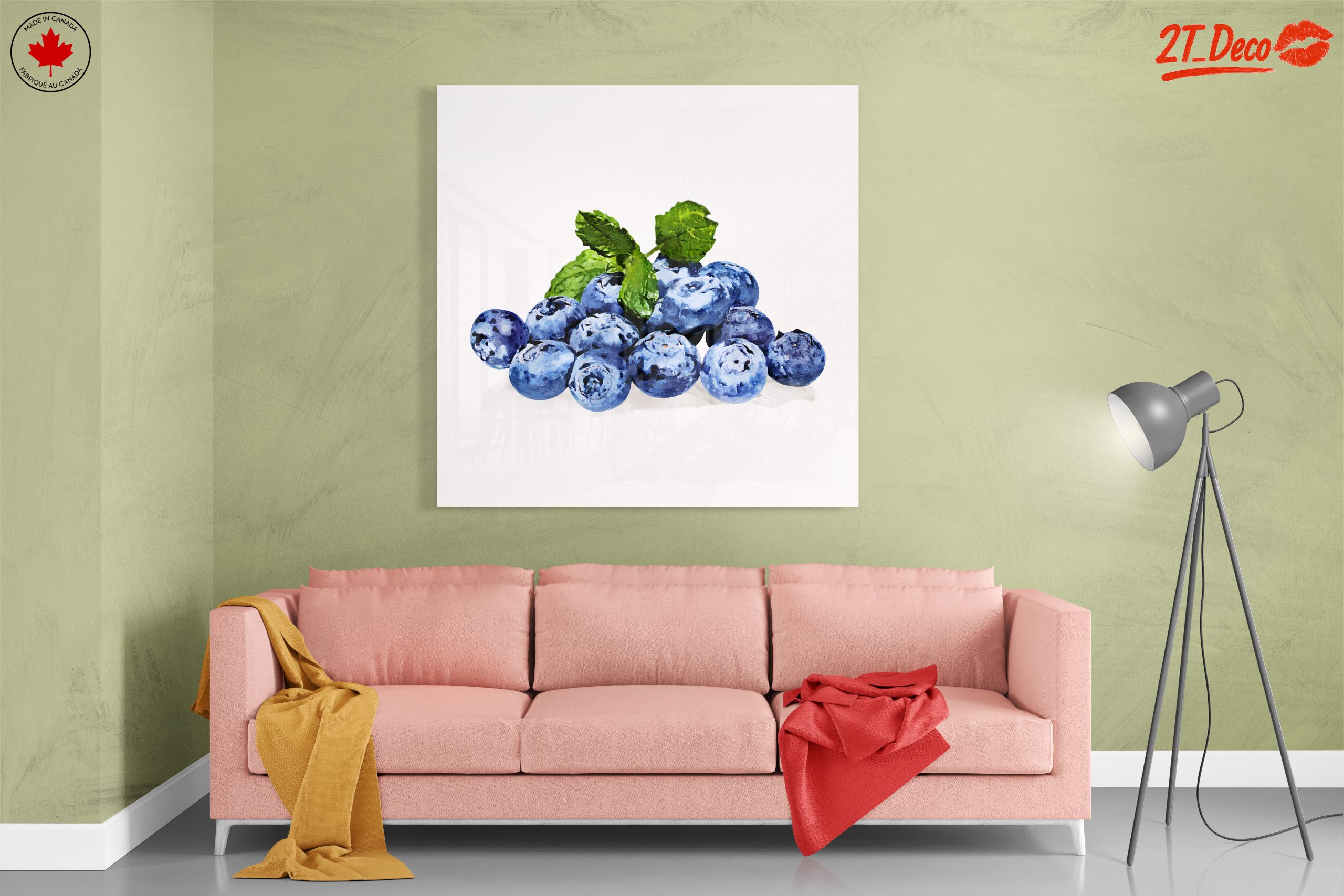 Blueberry Still Life Illustration - Image 7