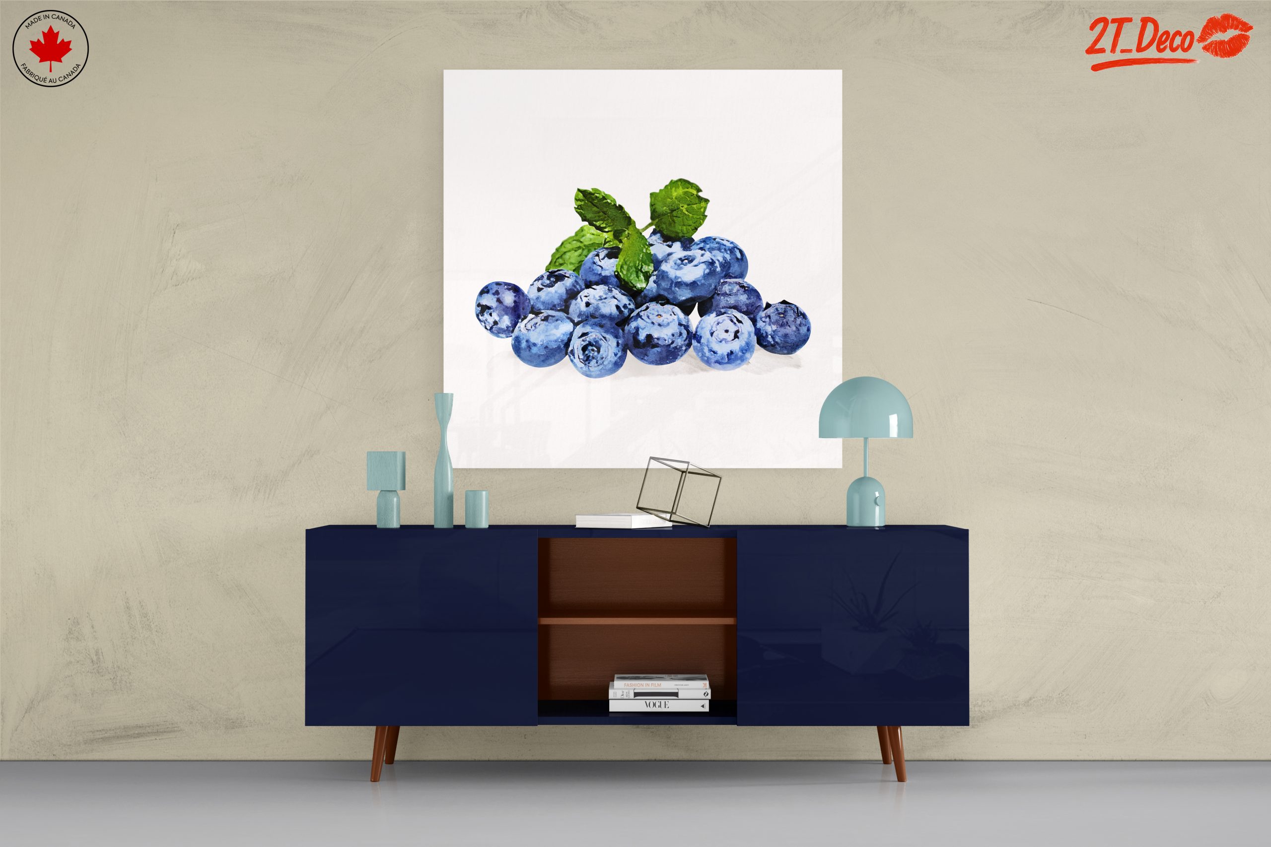 Blueberry Still Life Illustration - Image 8