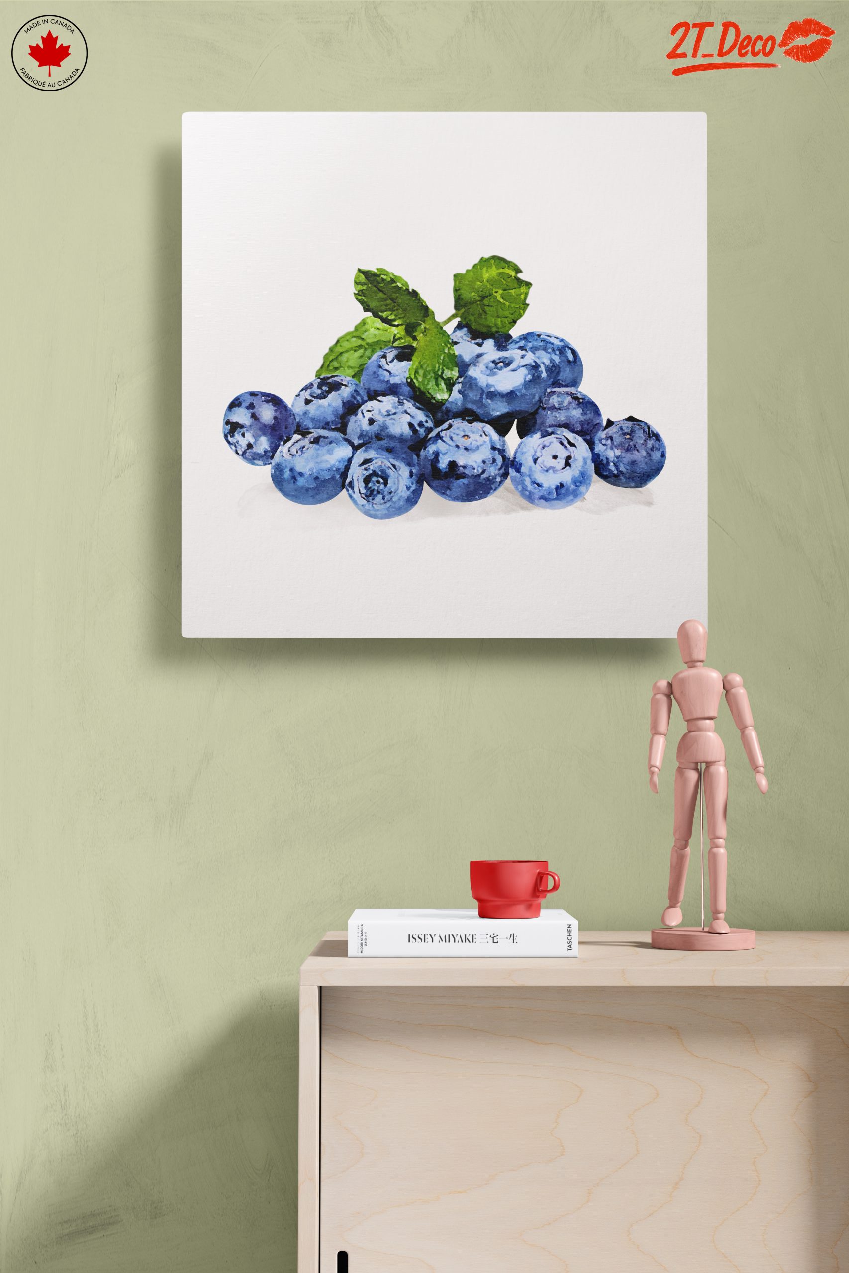 Blueberry Still Life Illustration - Image 14