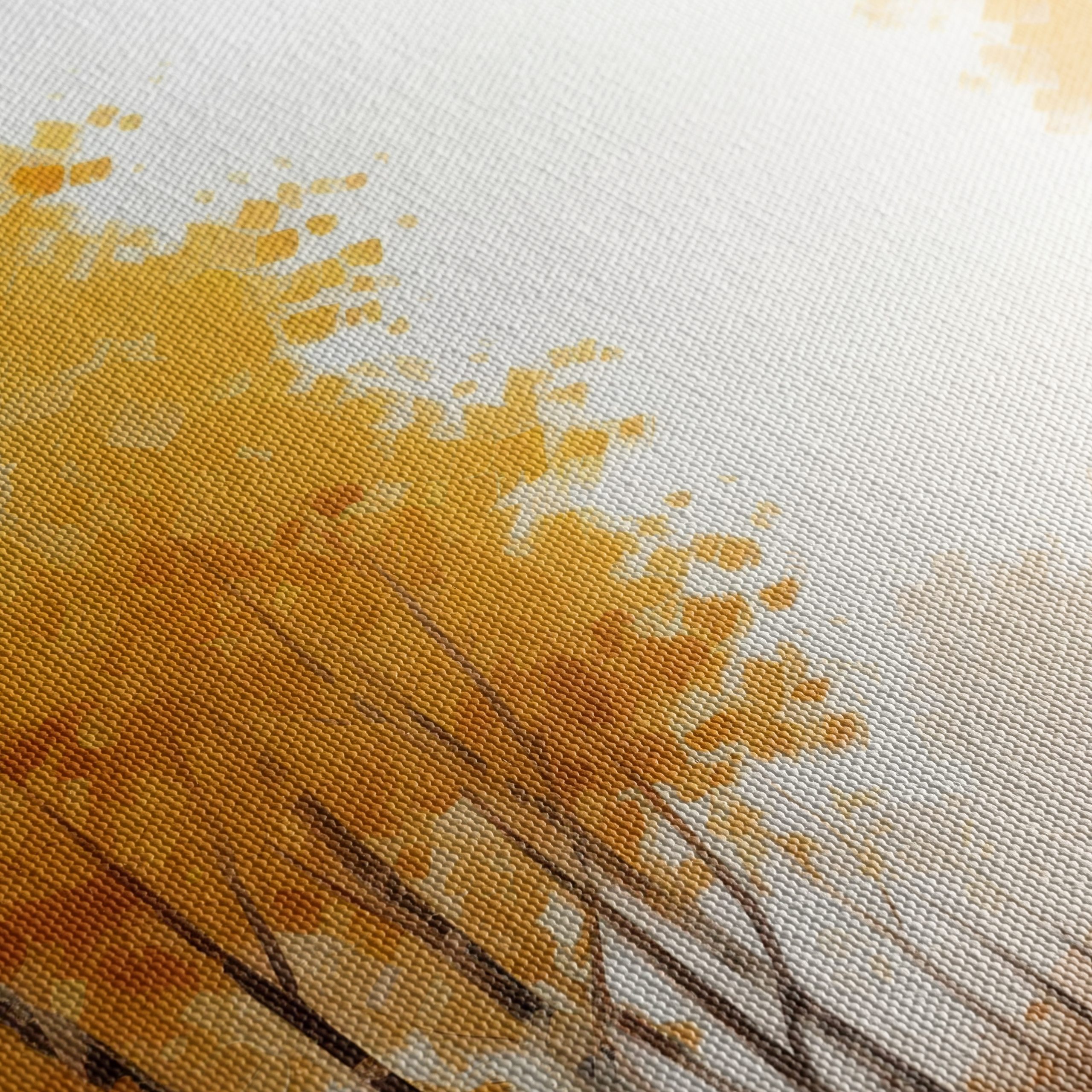 Vibrant Autumn Birch Trees Landscape Art - Image 5