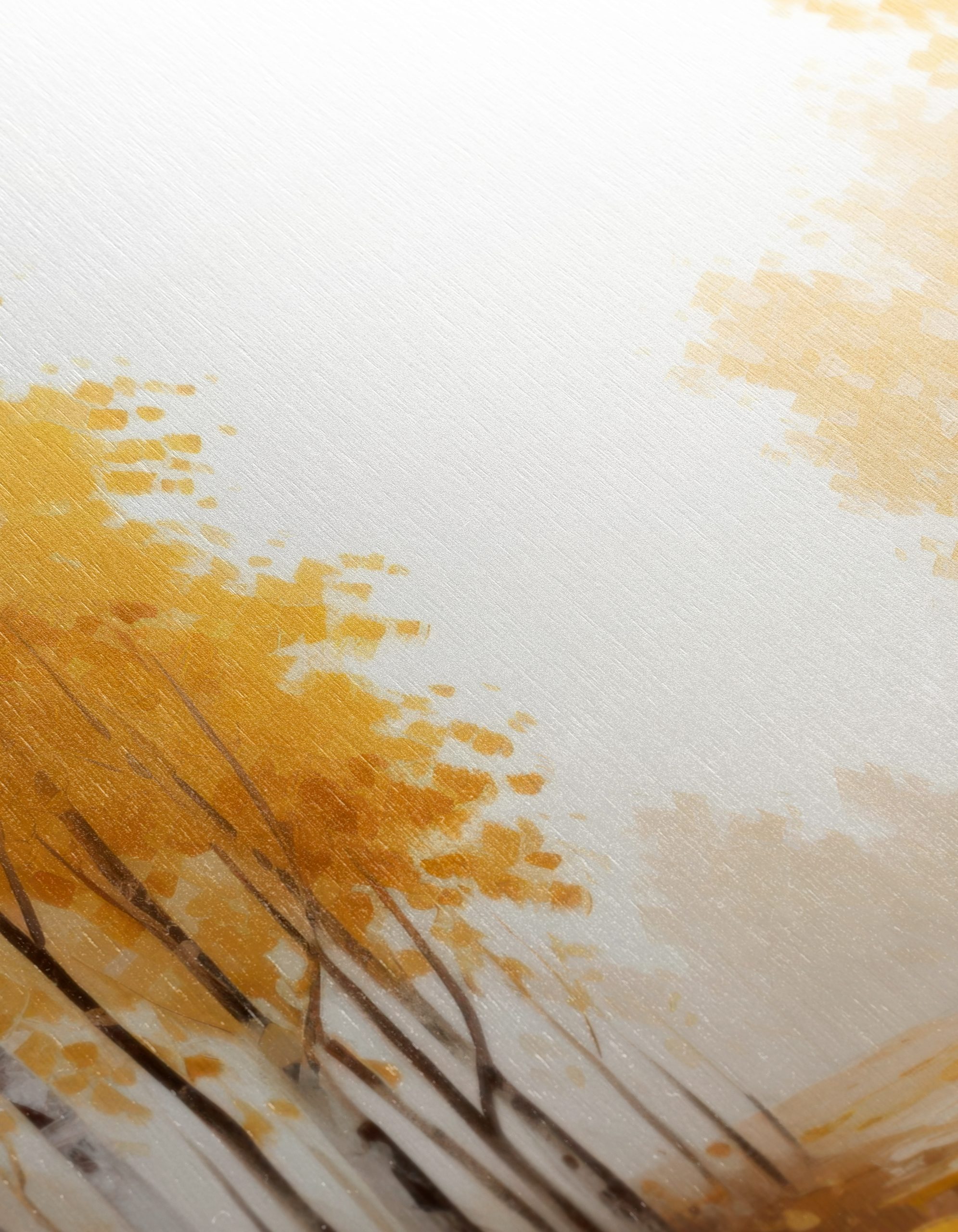 Vibrant Autumn Birch Trees Landscape Art - Image 12