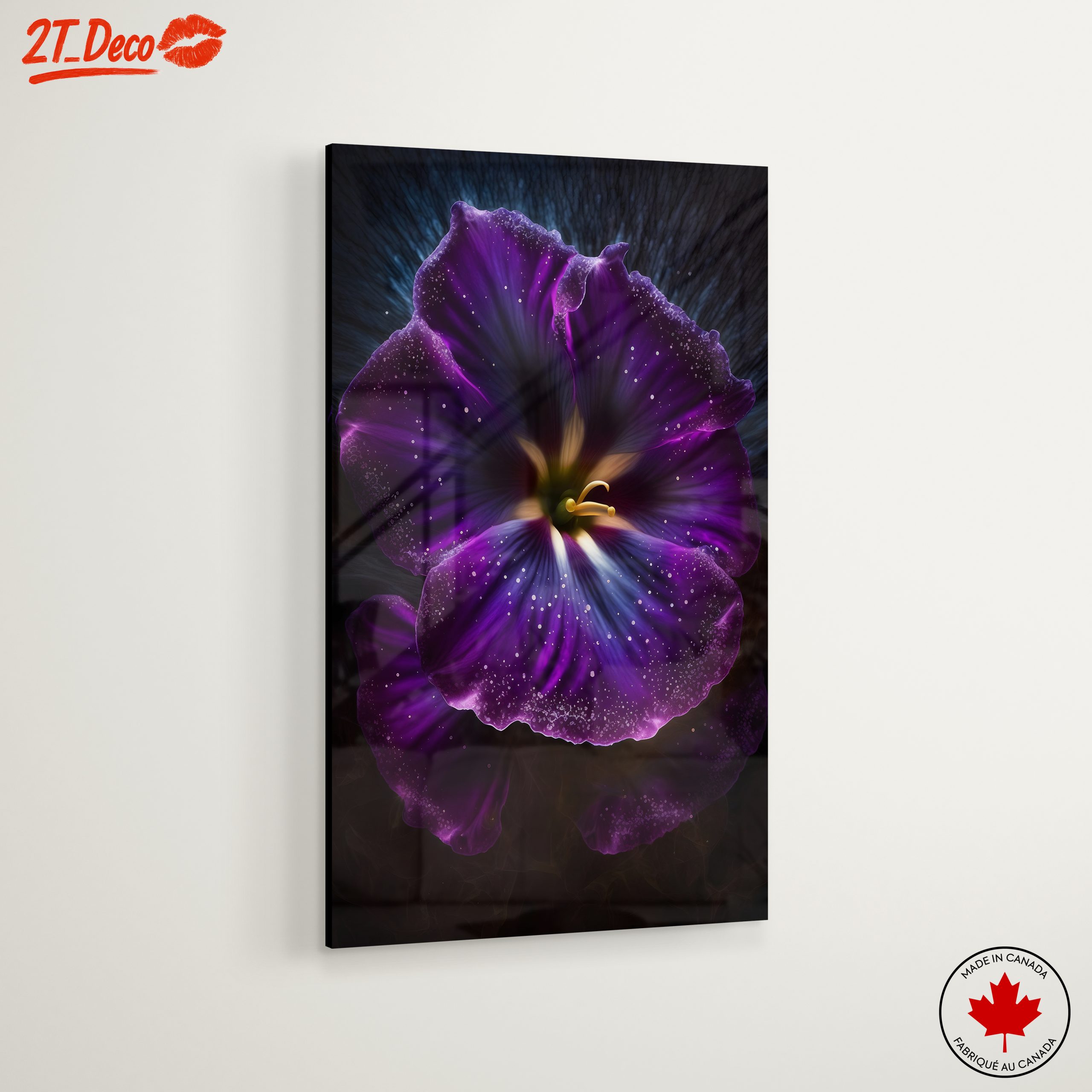 Vibrant Floral Arrangement with Deep Purple Petals - Image 6