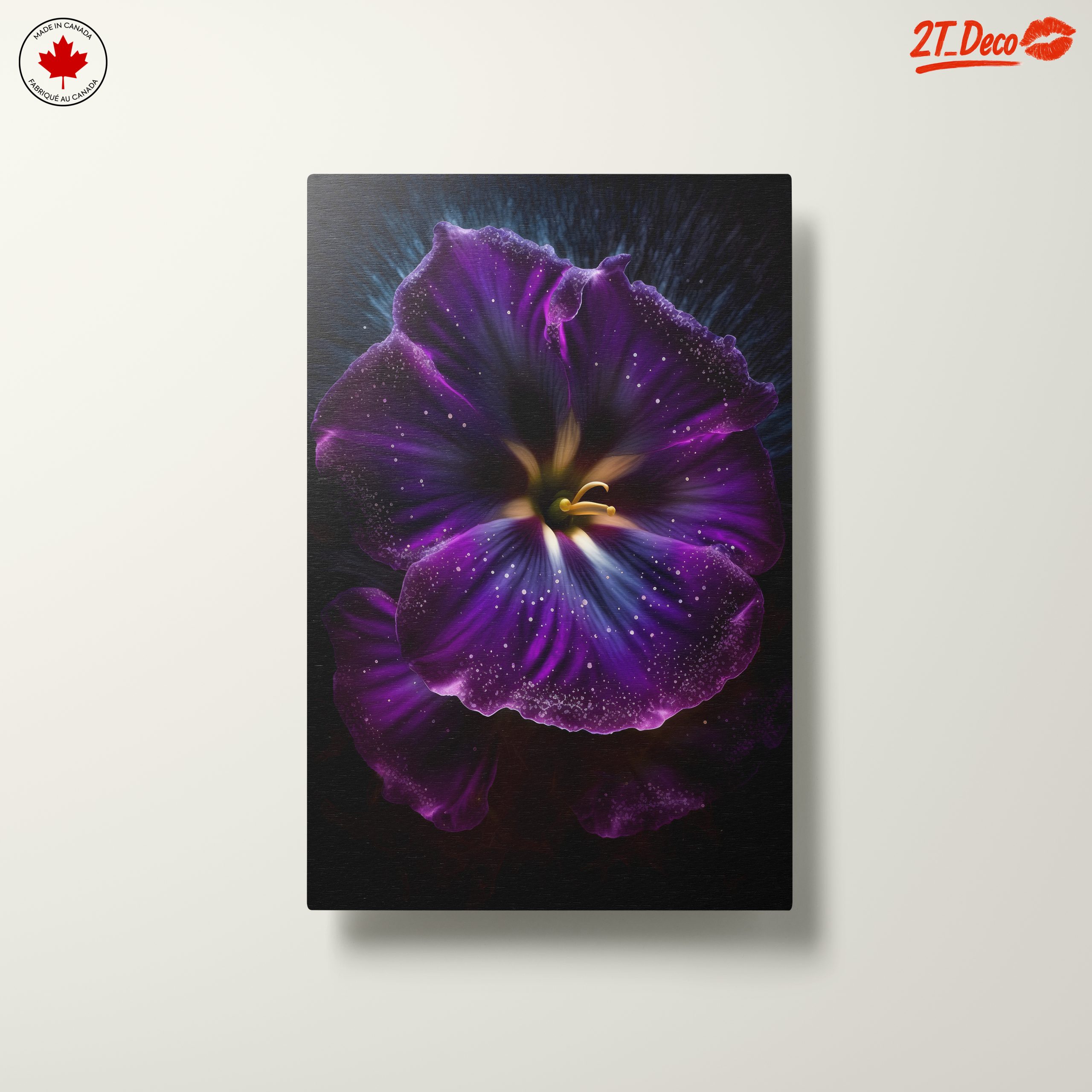 Vibrant Floral Arrangement with Deep Purple Petals - Image 10