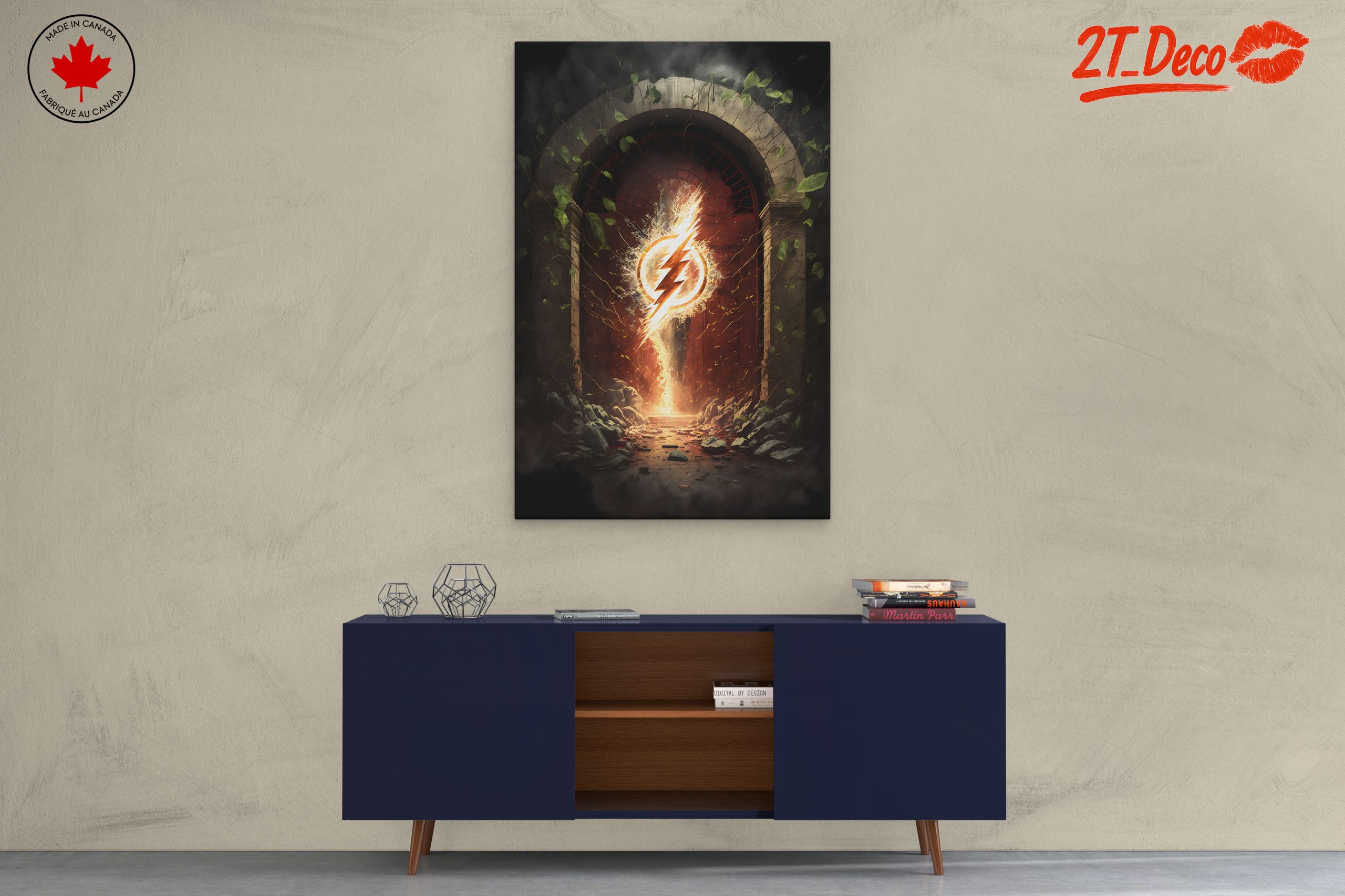 The Flash Logo Art in an Epic Setting - Image 3