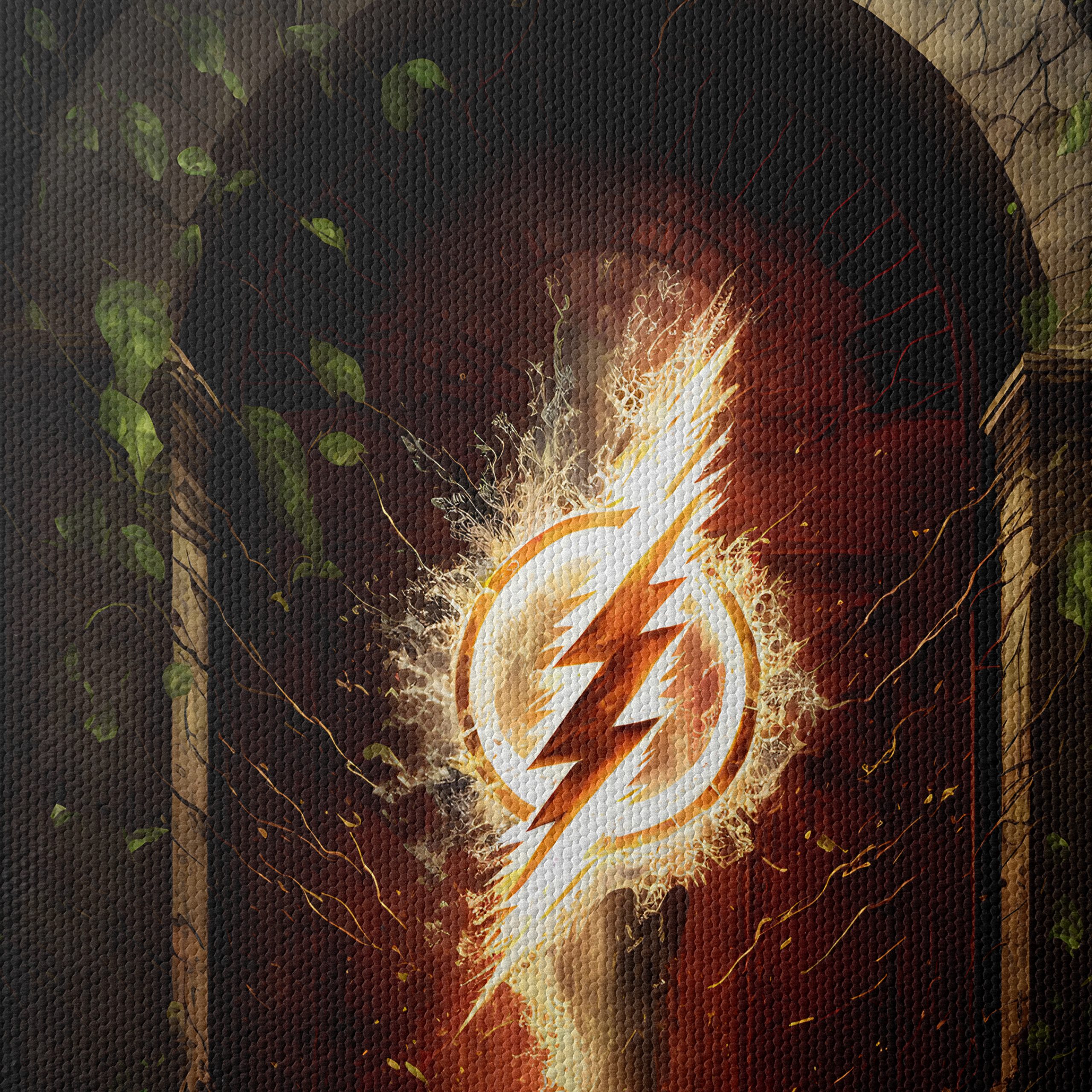 The Flash Logo Art in an Epic Setting - Image 4
