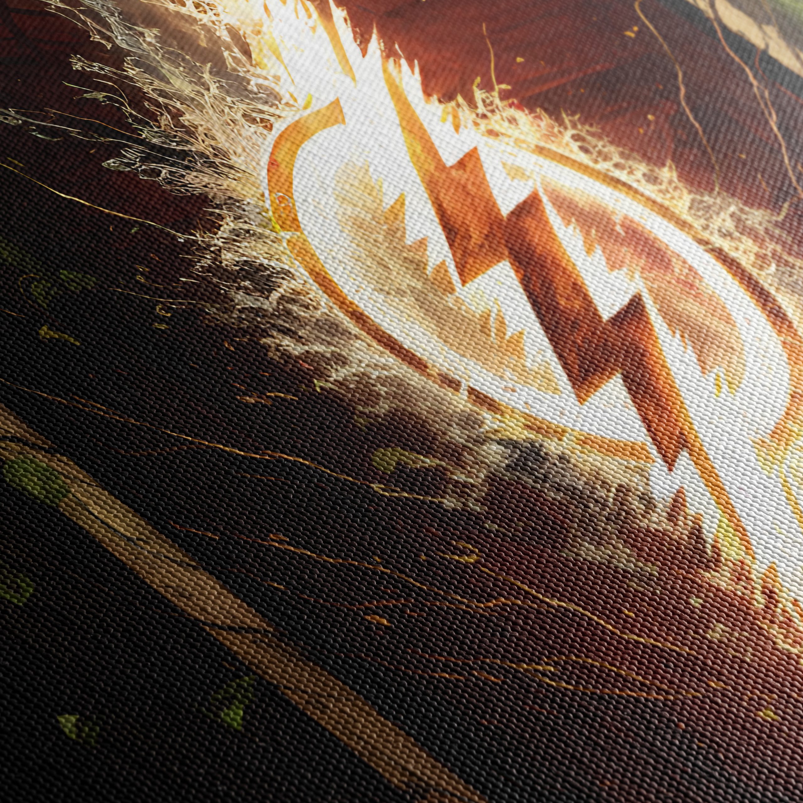 The Flash Logo Art in an Epic Setting - Image 5