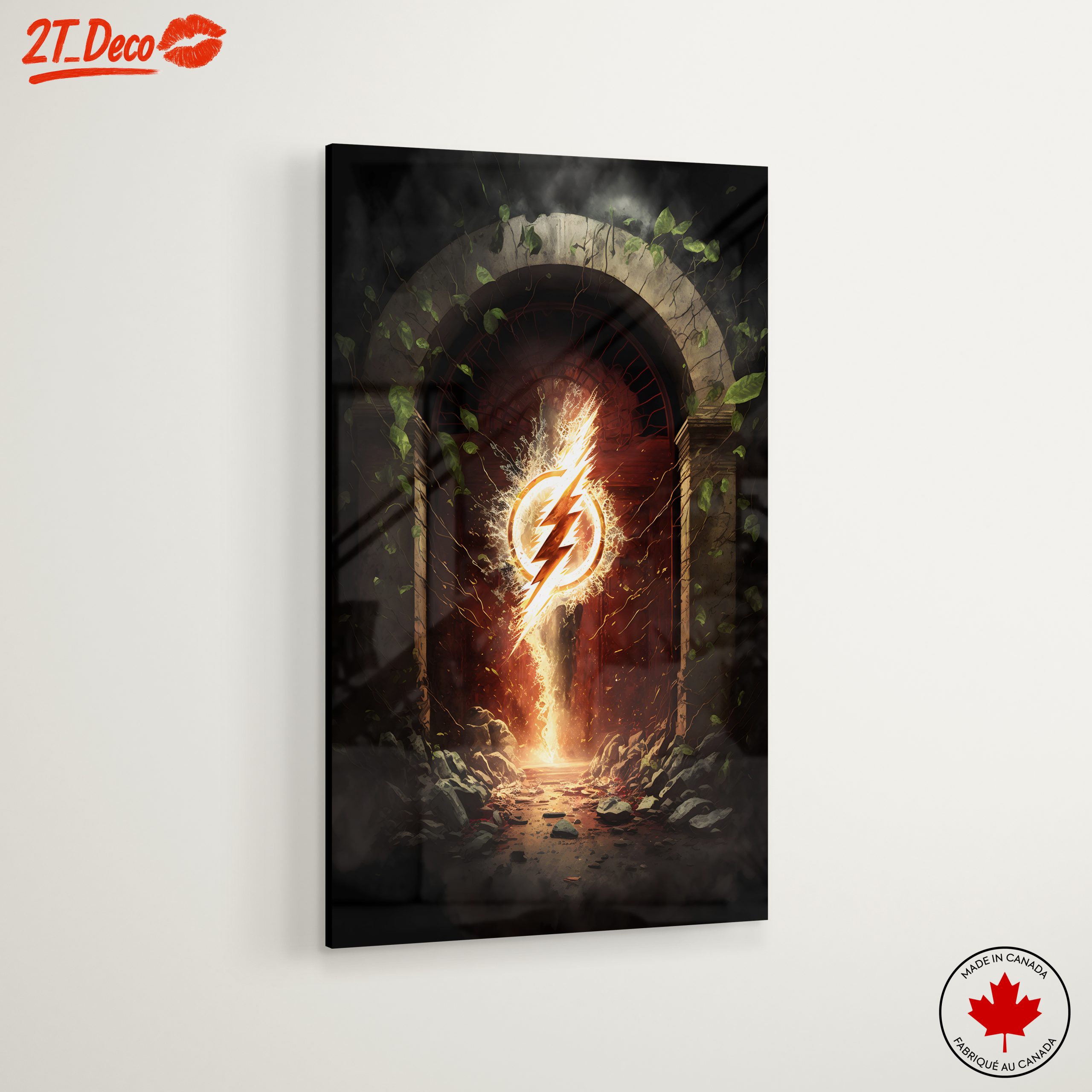The Flash Logo Art in an Epic Setting - Image 6