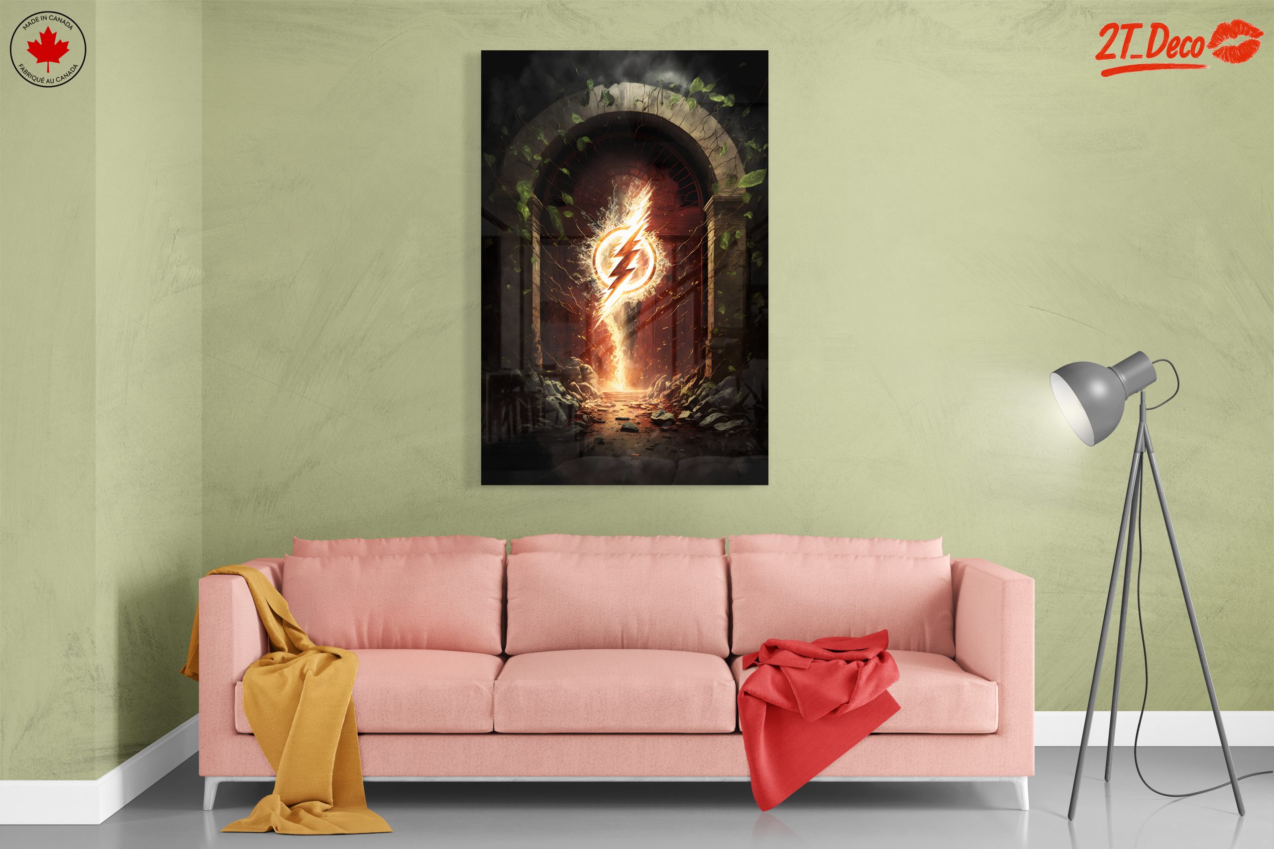 The Flash Logo Art in an Epic Setting - Image 7
