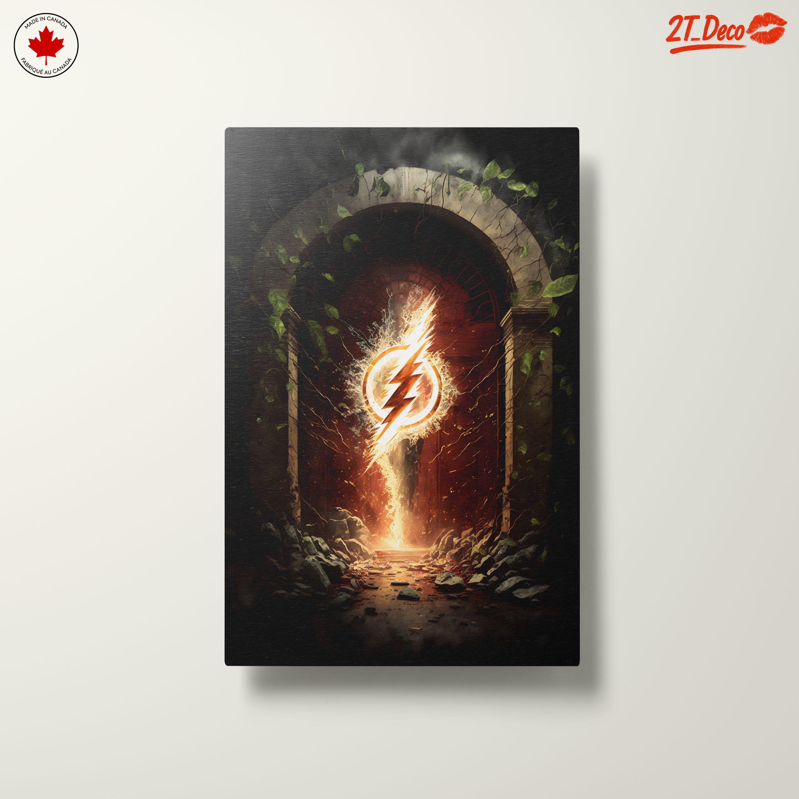The Flash Logo Art in an Epic Setting - Image 10