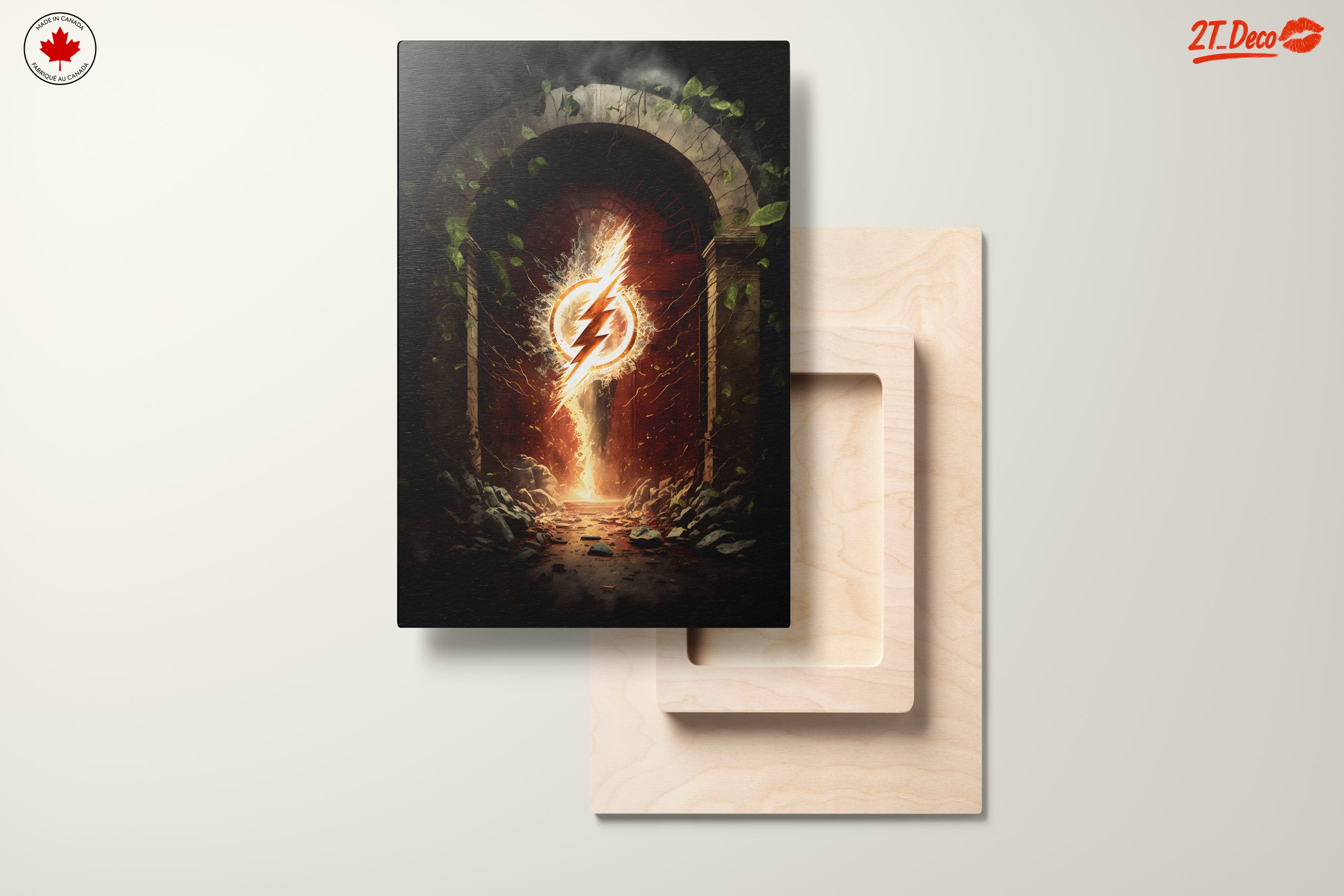 The Flash Logo Art in an Epic Setting - Image 11
