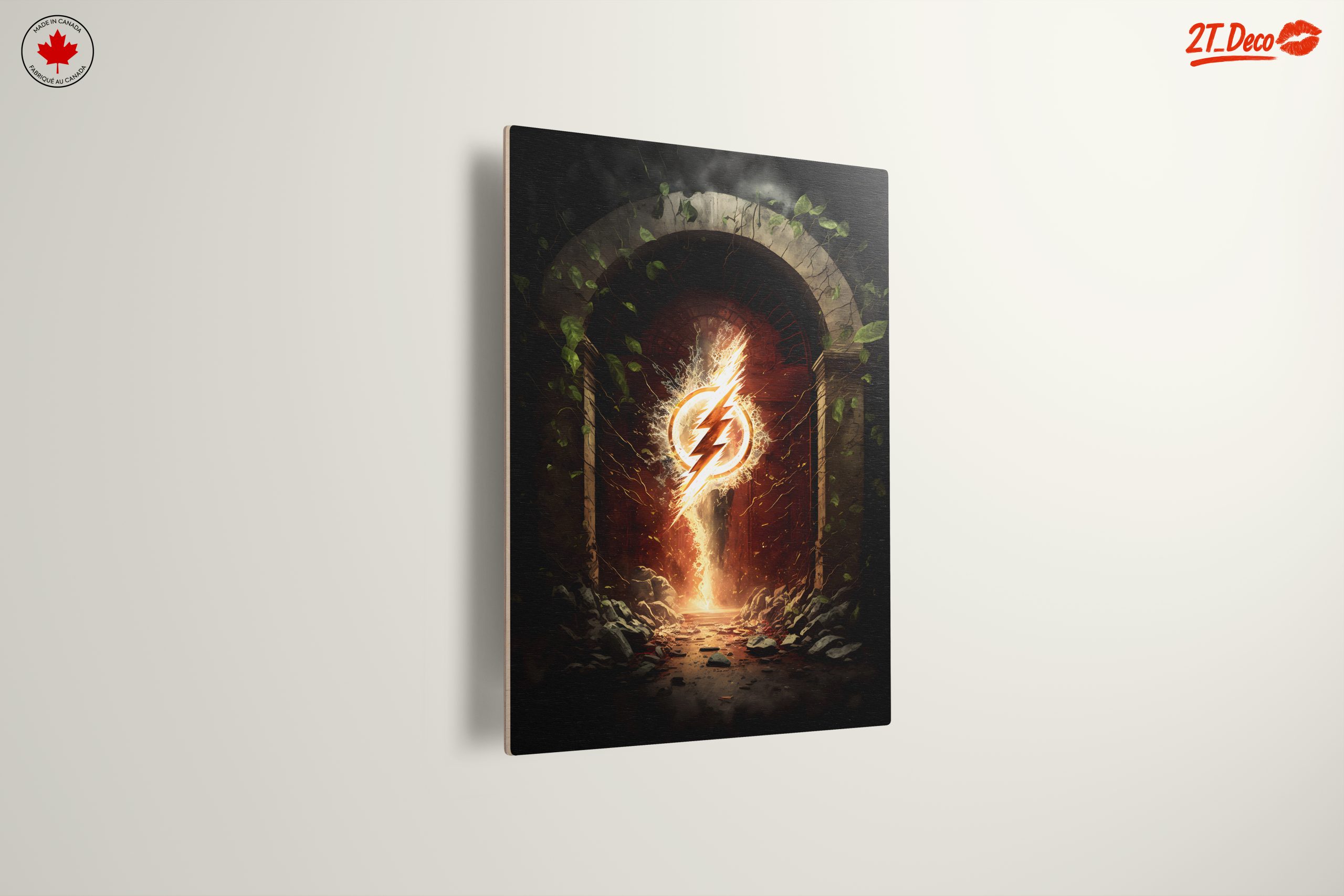 The Flash Logo Art in an Epic Setting - Image 13