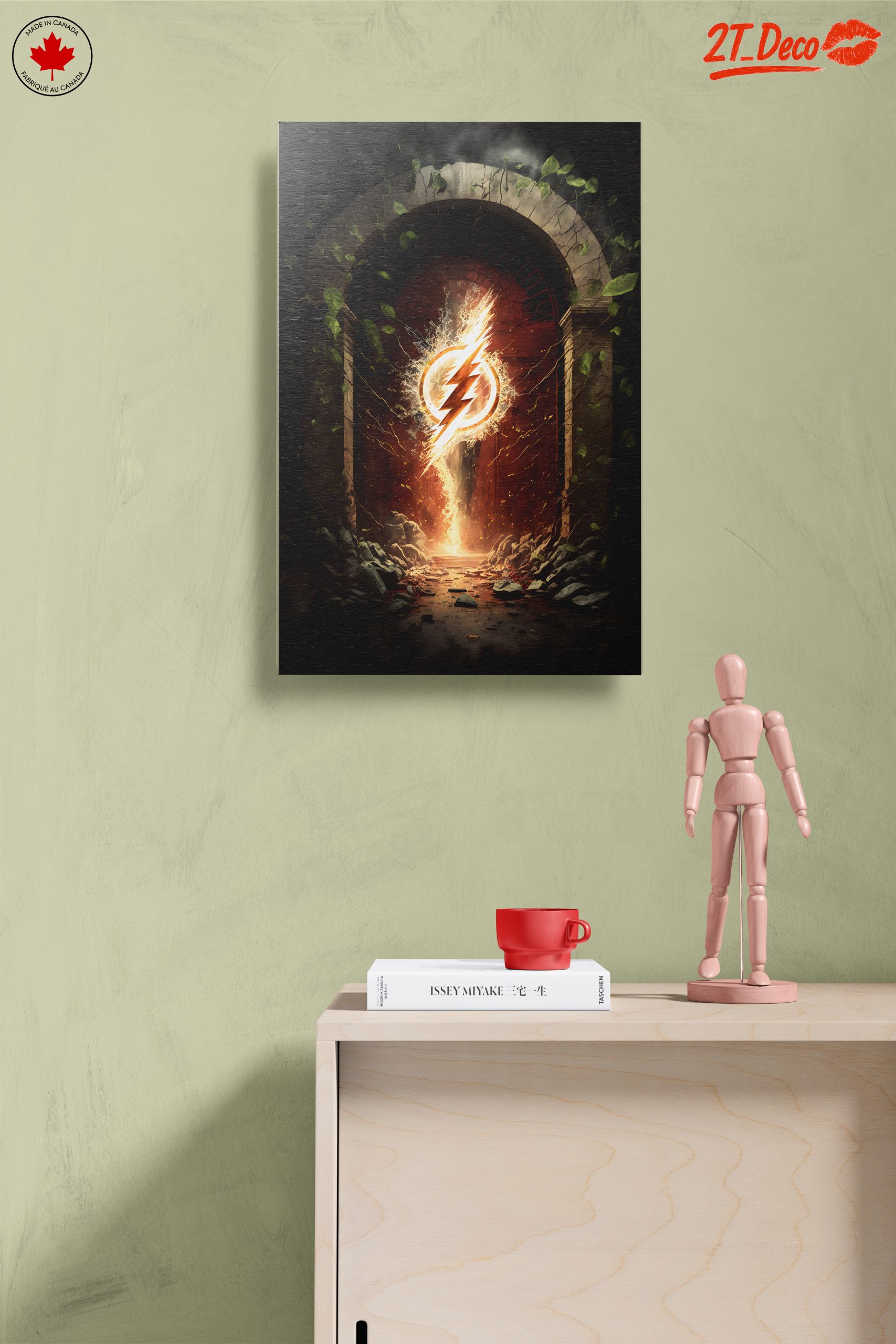 The Flash Logo Art in an Epic Setting - Image 14