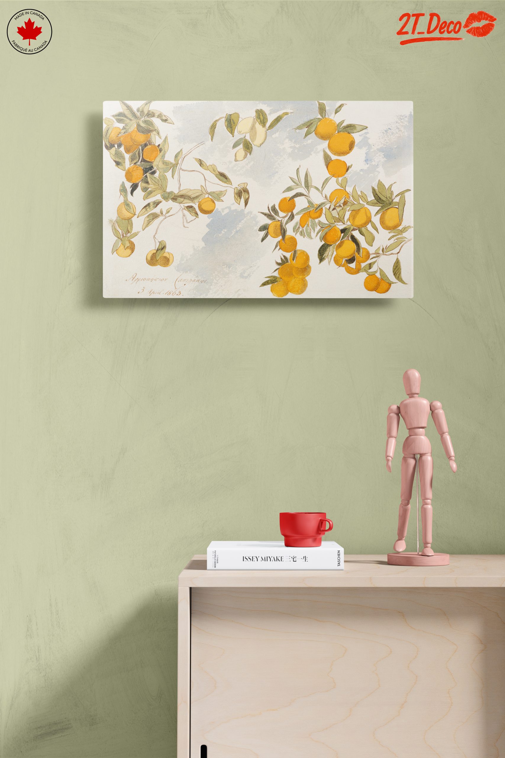 Oranges and Leaves Botanical Art 2 - Image 14
