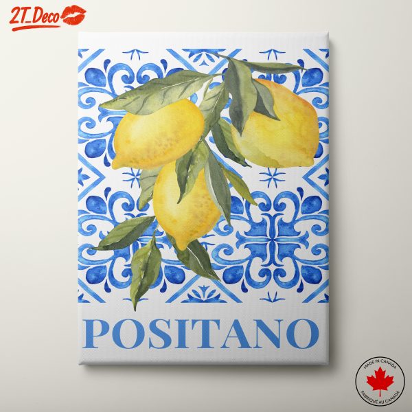 Vibrant Lemon Artwork from Positano