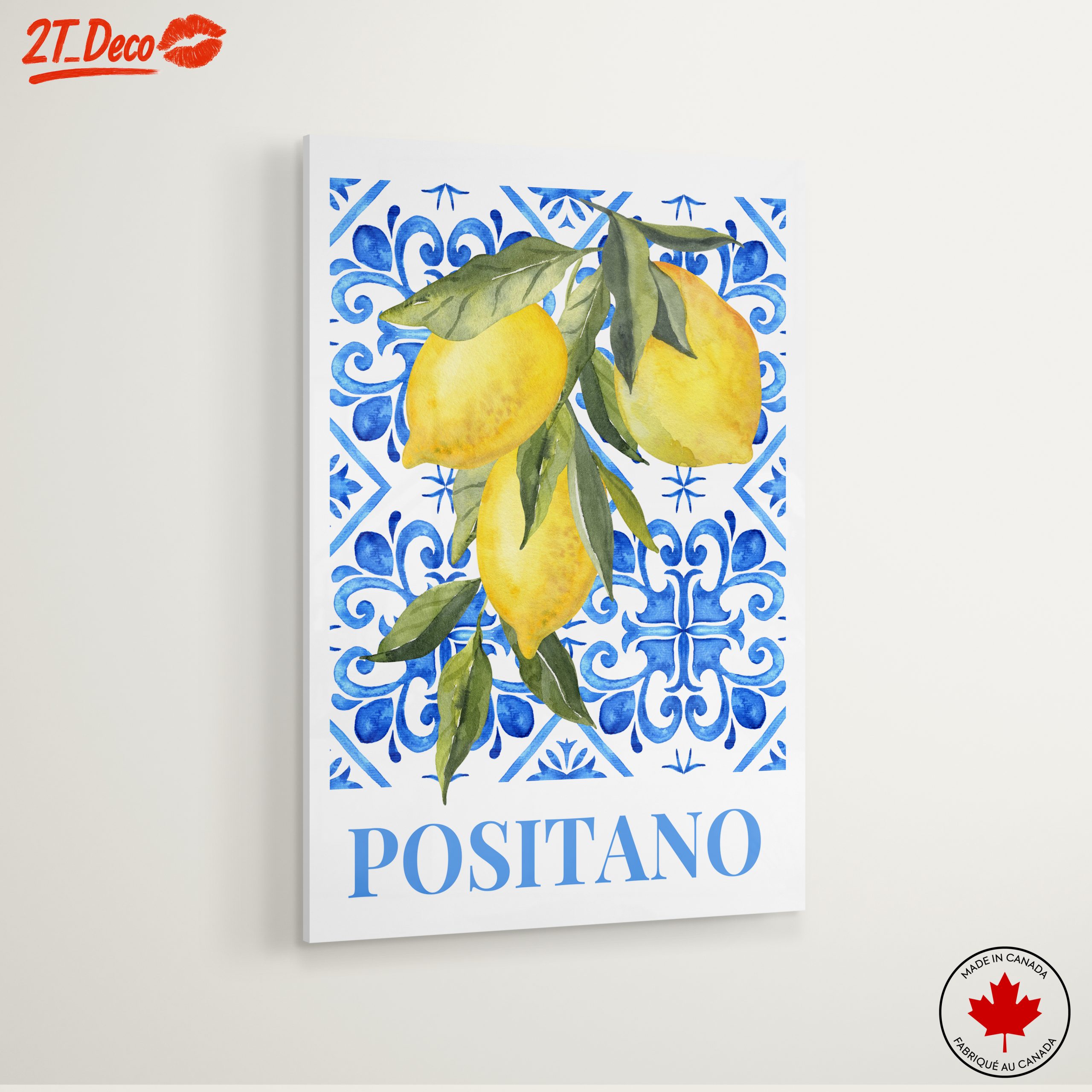 Vibrant Lemon Artwork from Positano - Image 6