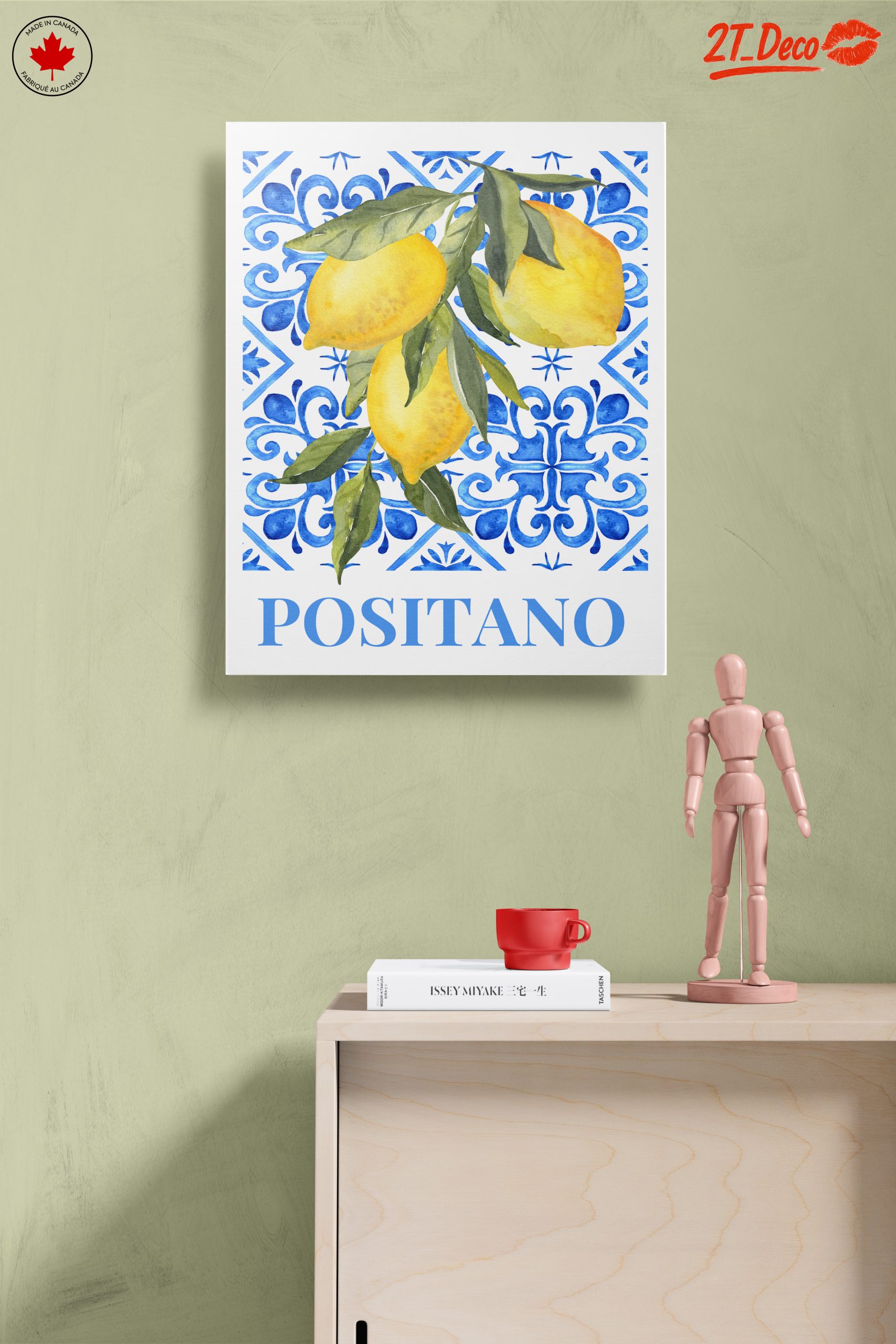 Vibrant Lemon Artwork from Positano - Image 14
