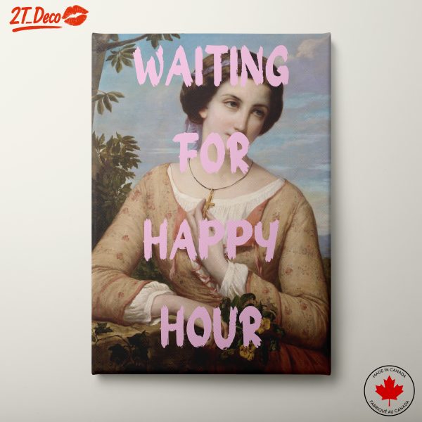 Waiting For Happy Hour Pop Art