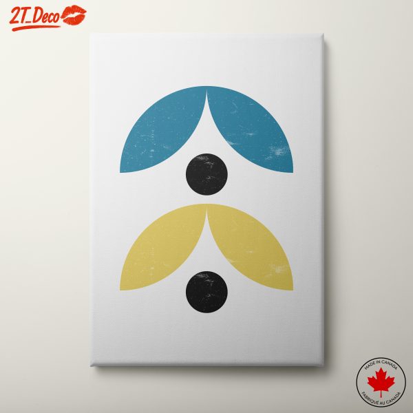 Geometric Abstract Art with Bold Shapes 4