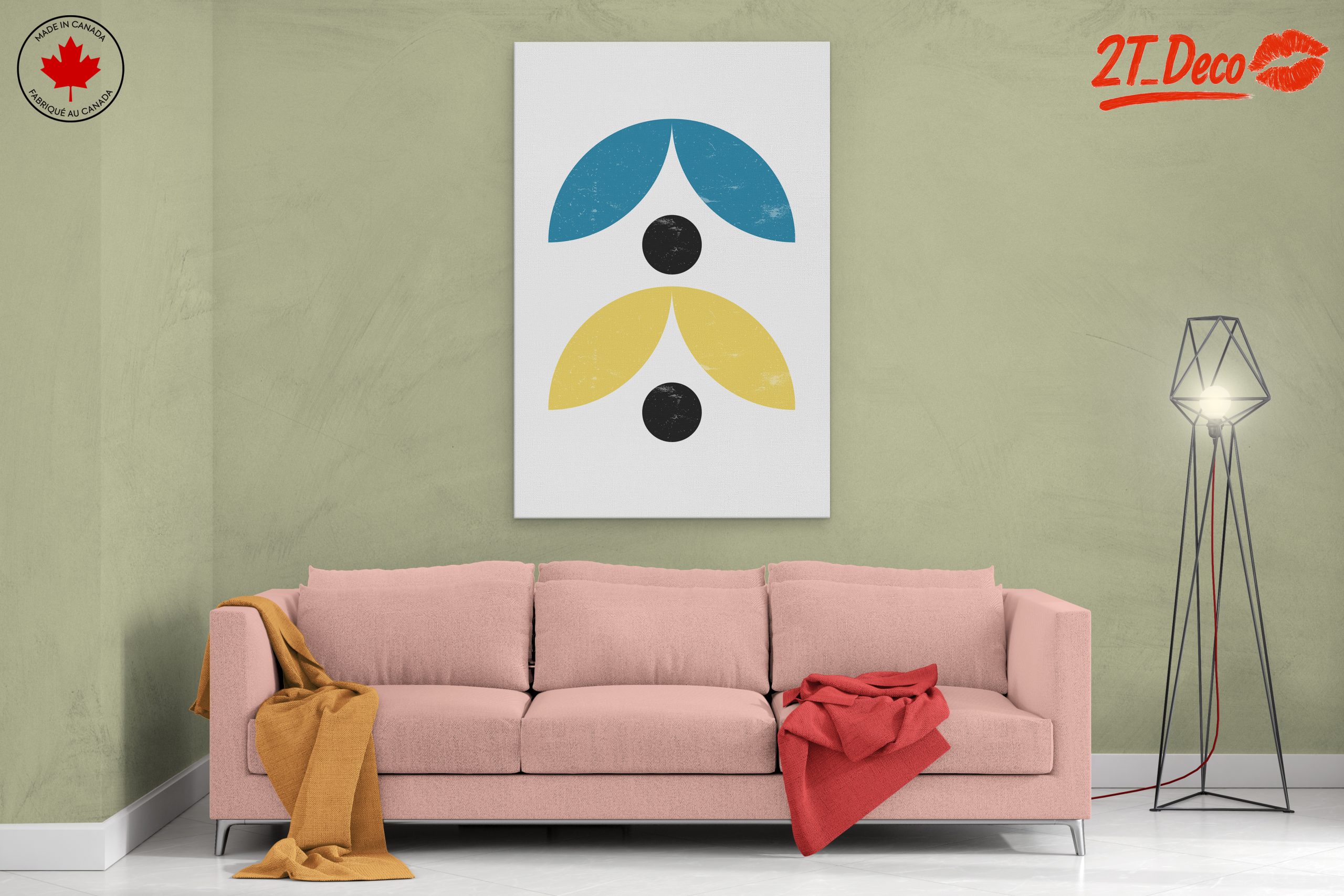 Geometric Abstract Art with Bold Shapes 4 - Image 2