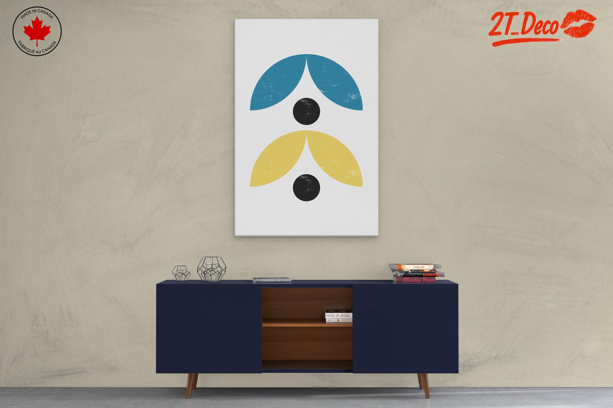 Geometric Abstract Art with Bold Shapes 4 - Image 3