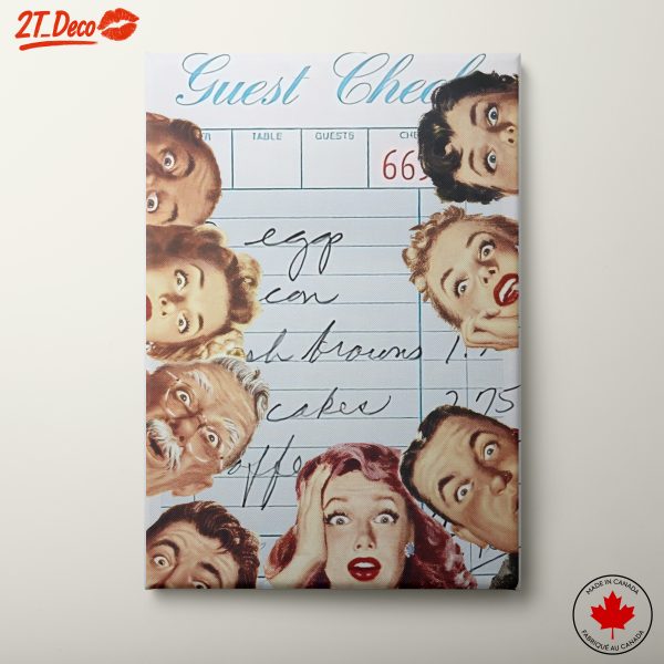 Whimsical Doodle Art Depicting Retro Guests