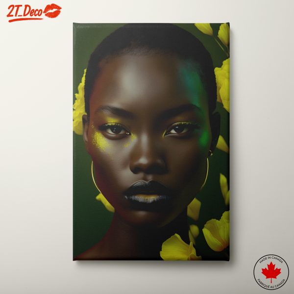 Stylish Contemporary Portrait with Floral Accents 3