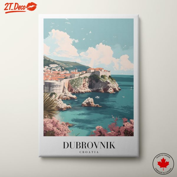 Dubrovnik Cityscape Art