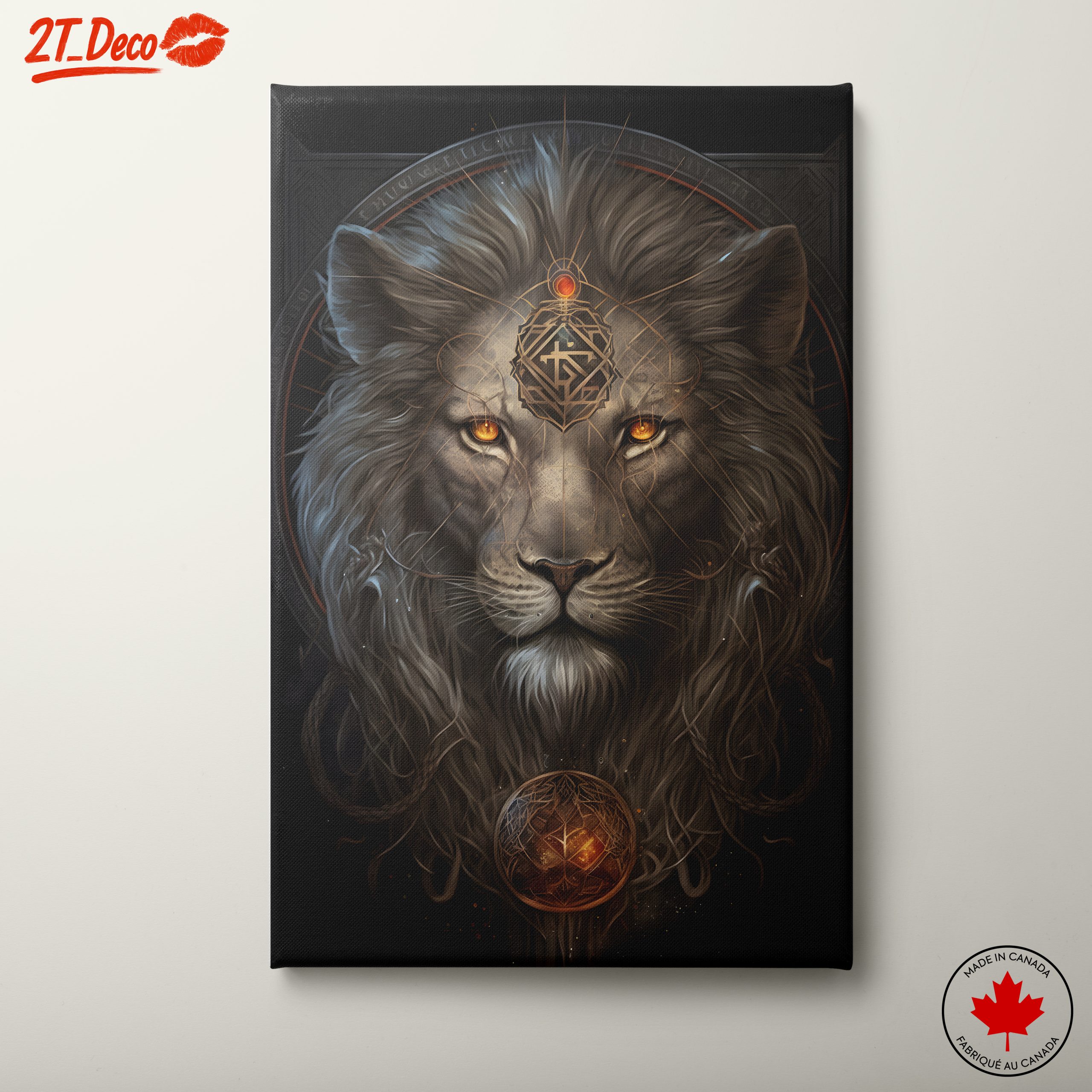 Majestic Lion Art with Intricate Details