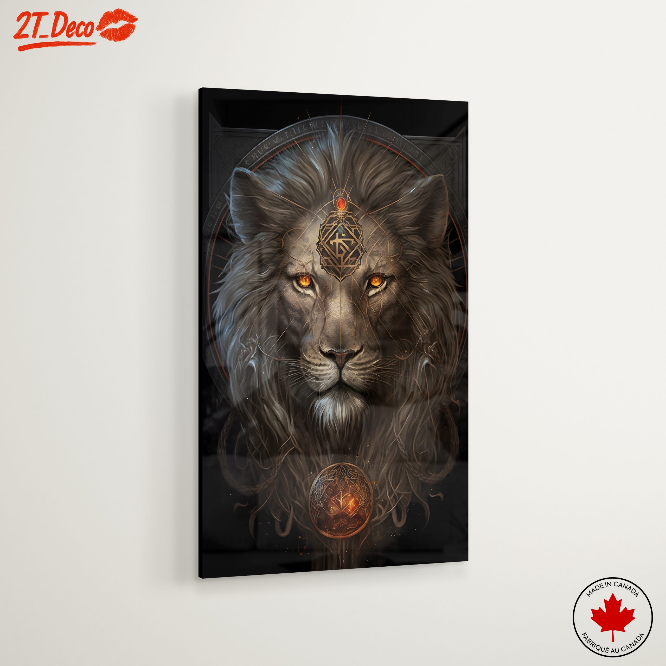 Majestic Lion Art with Intricate Details - Image 6