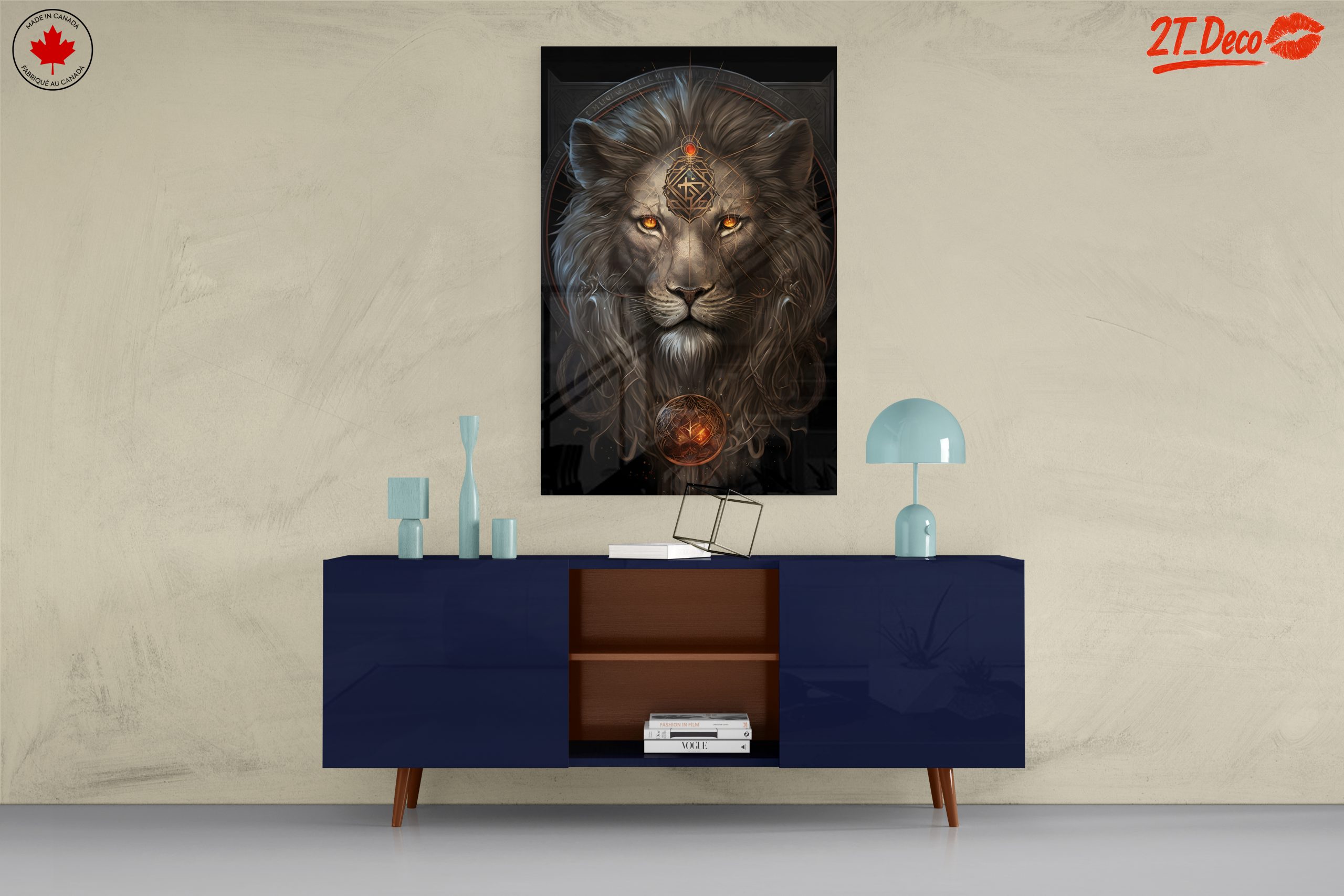 Majestic Lion Art with Intricate Details - Image 8