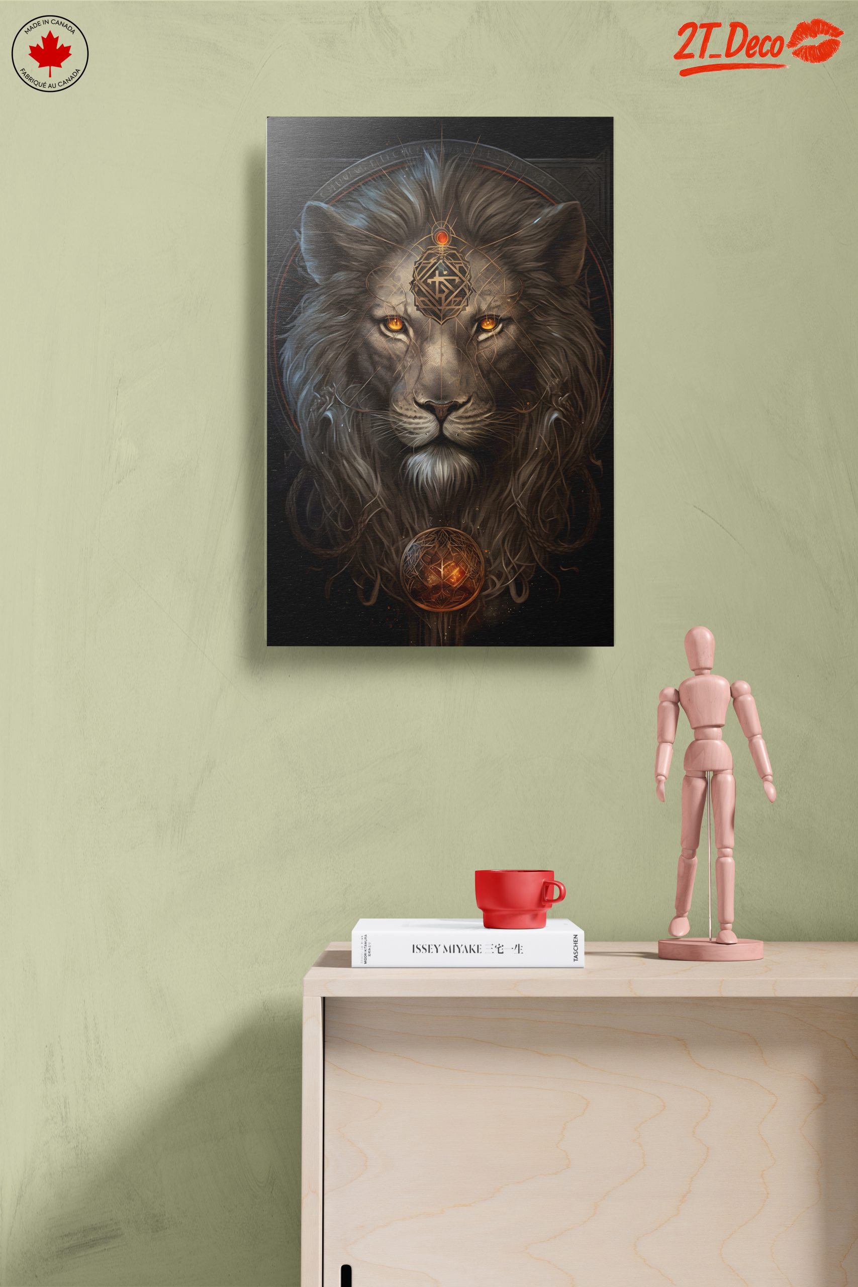Majestic Lion Art with Intricate Details - Image 14