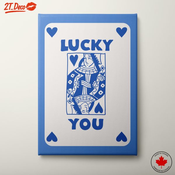 Lucky You Playing Card Inspired Art