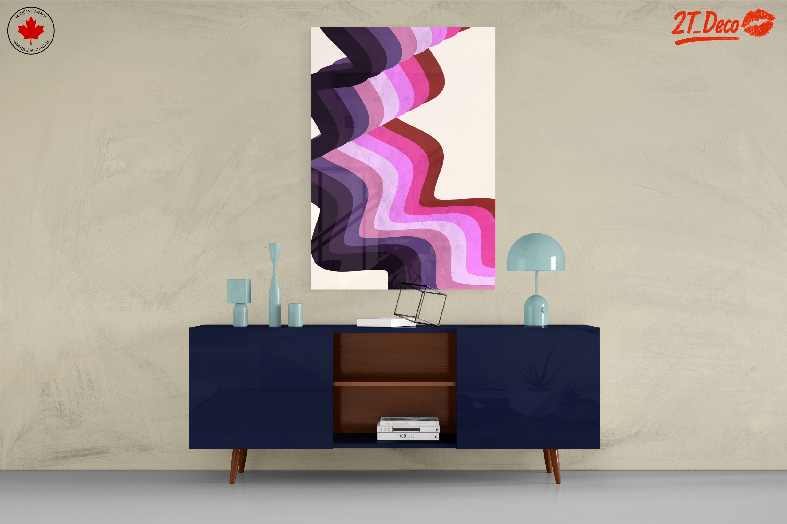 Colorful Abstract Interior Design Wall Art - Image 8