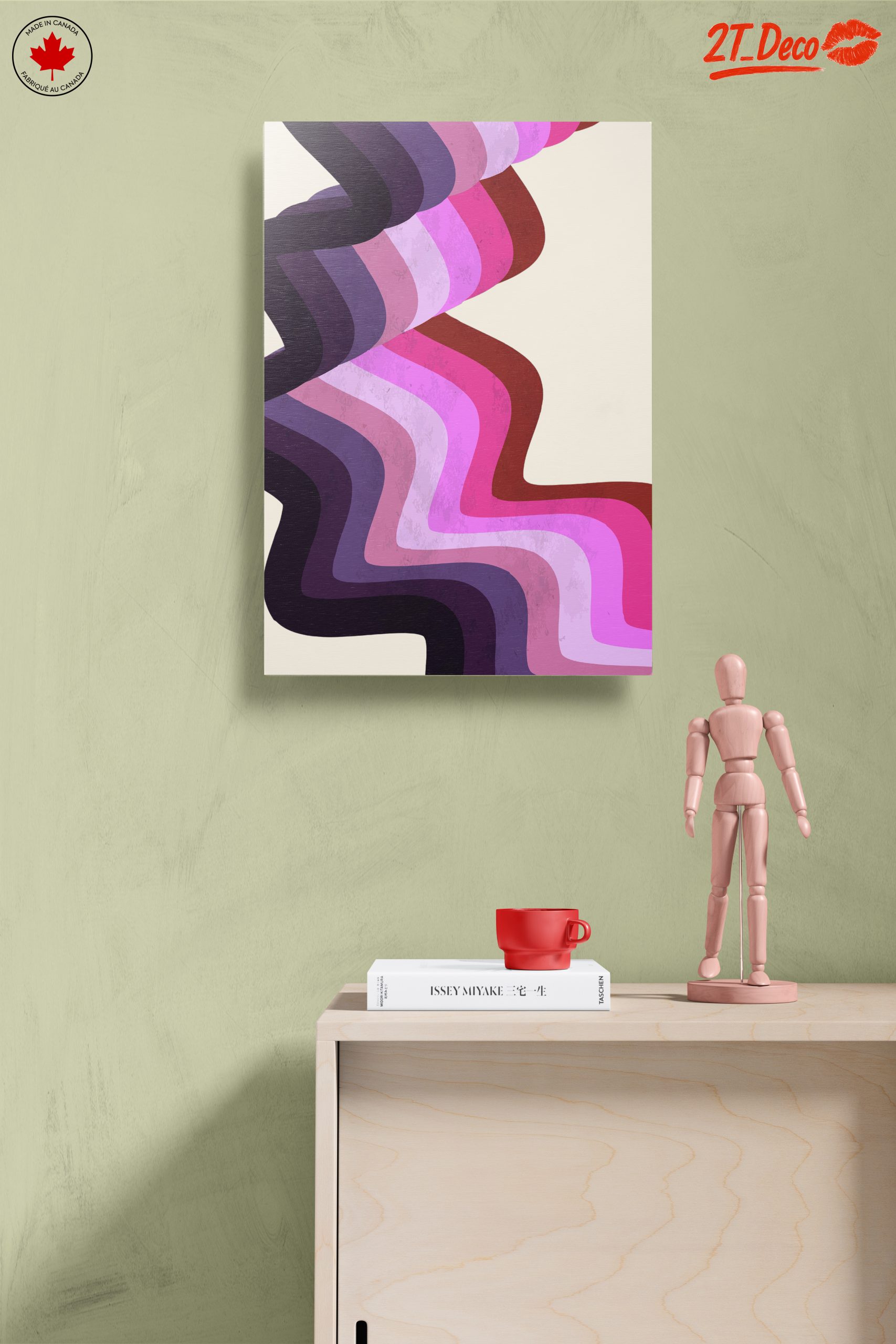 Colorful Abstract Interior Design Wall Art - Image 14